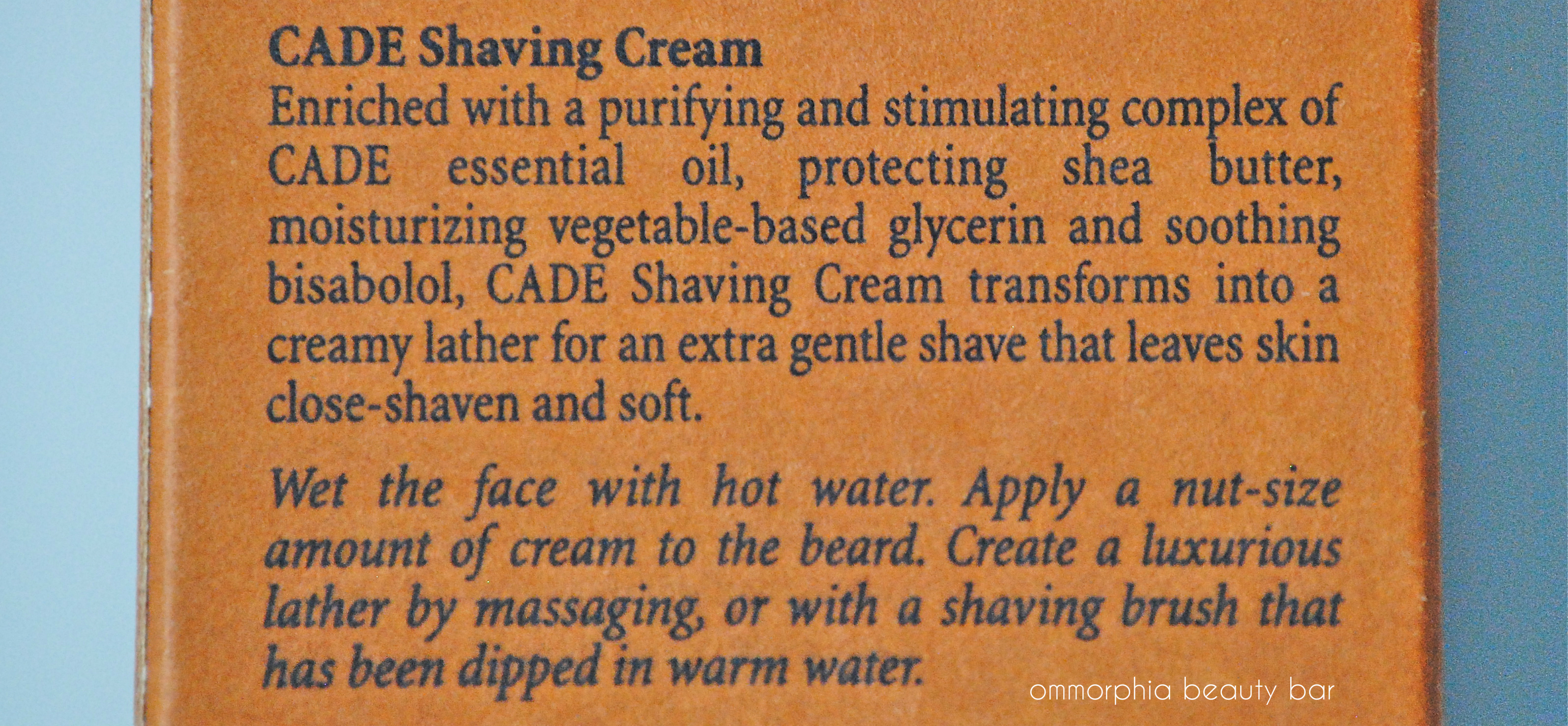 L'Occitane Cade Shaving Cream info 2