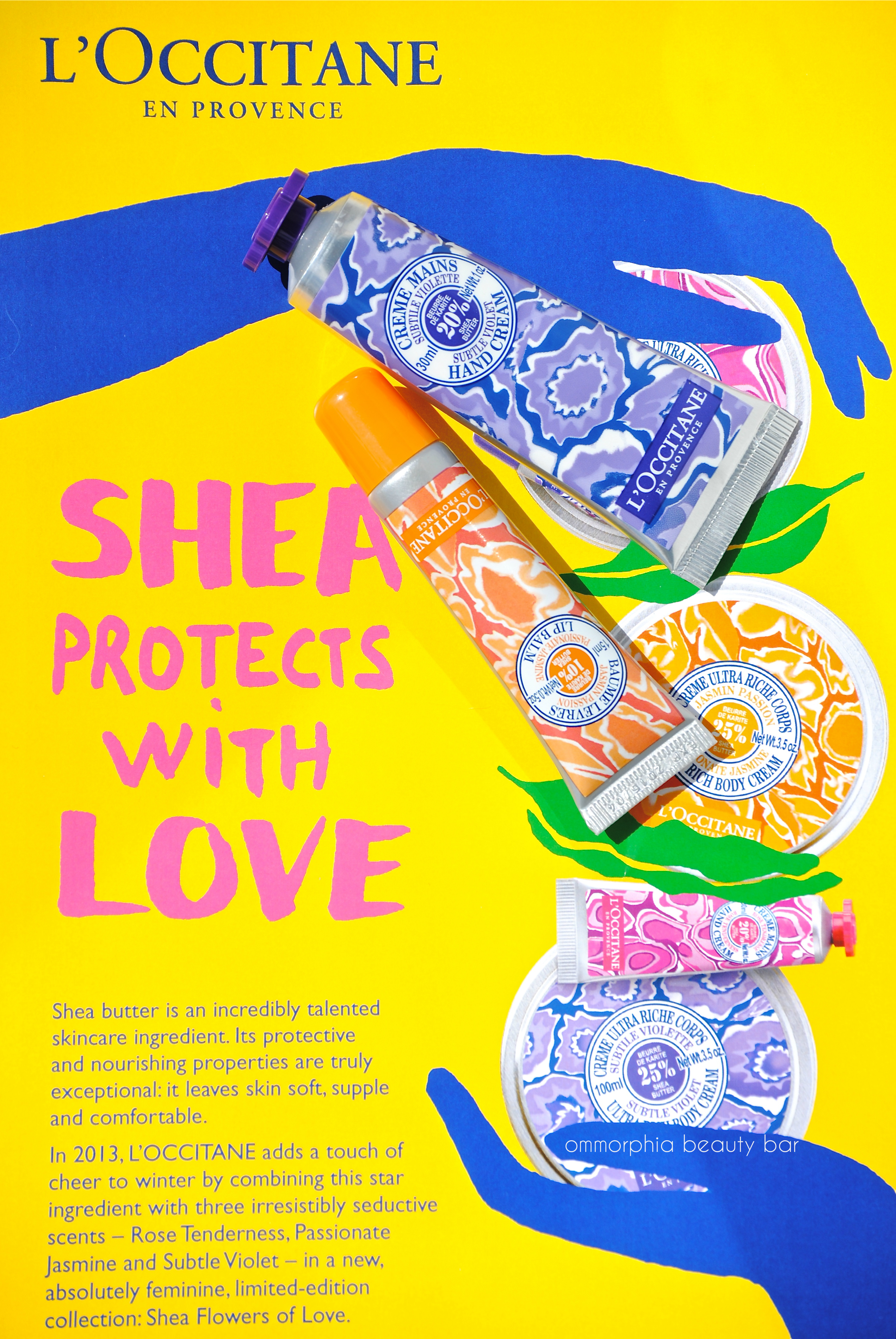 L'Occitane Flowers of Love with ad