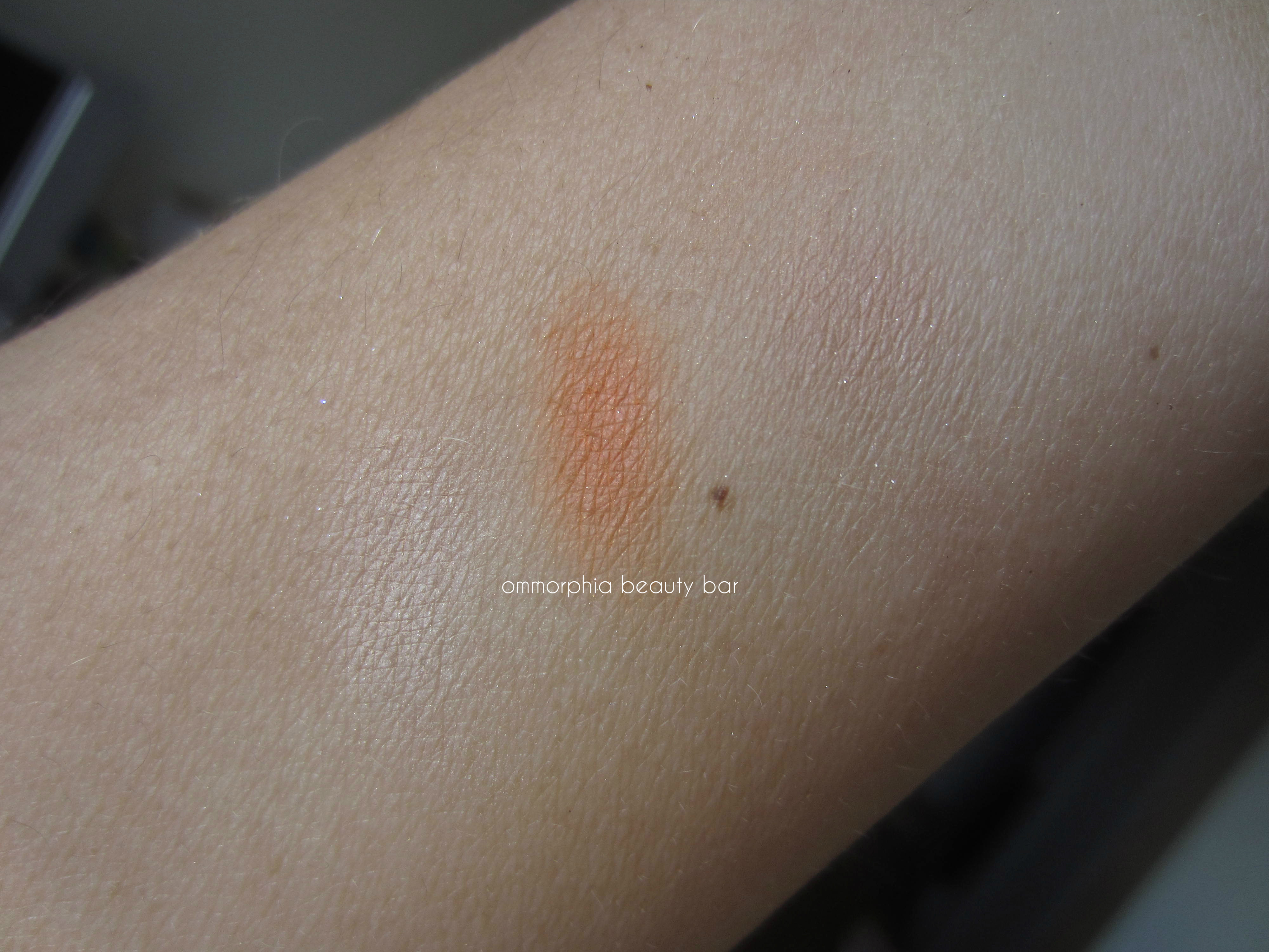 shu uemura Fresh Apricot swatch 2