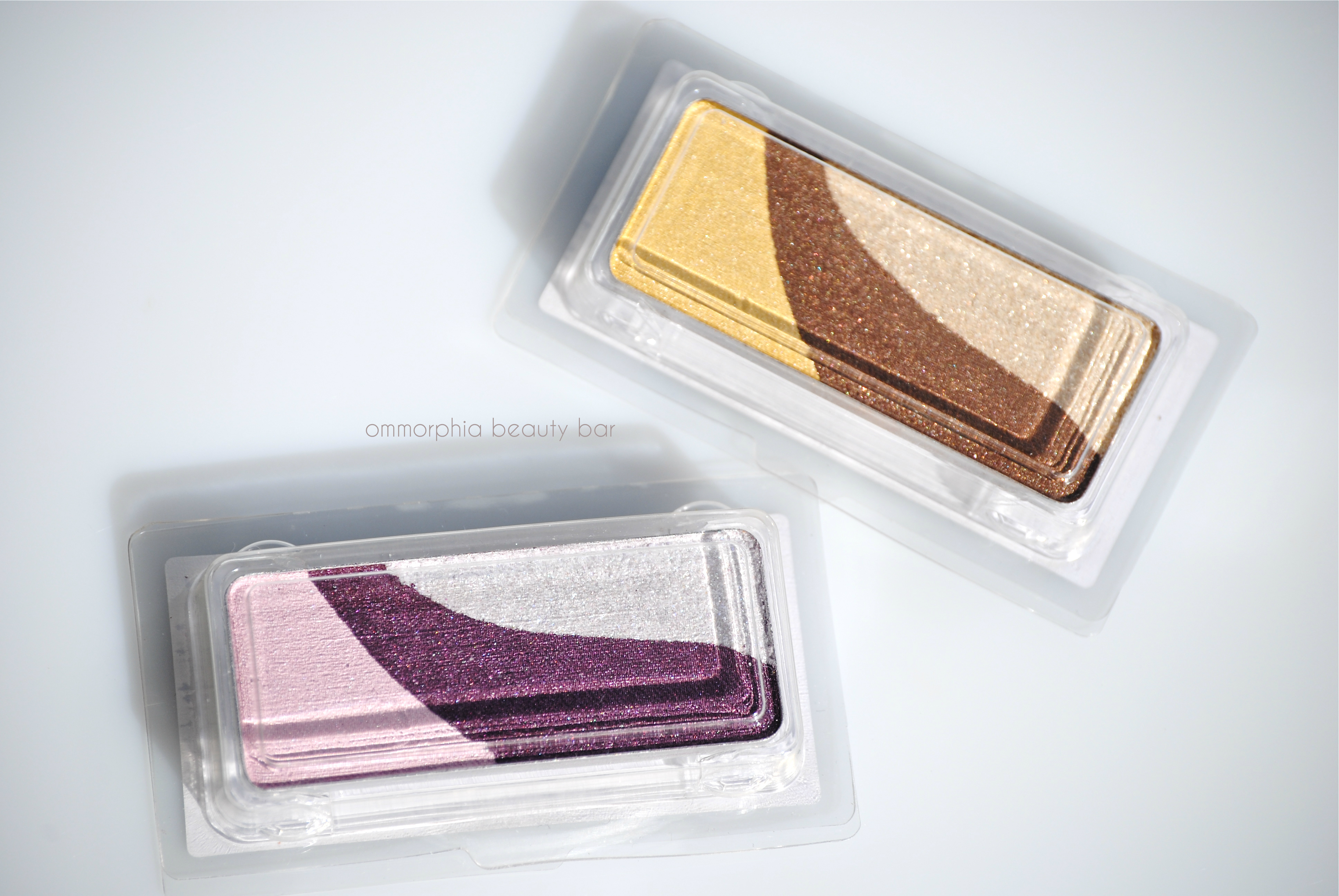 shu uemura triplecolor eye shadows packaged