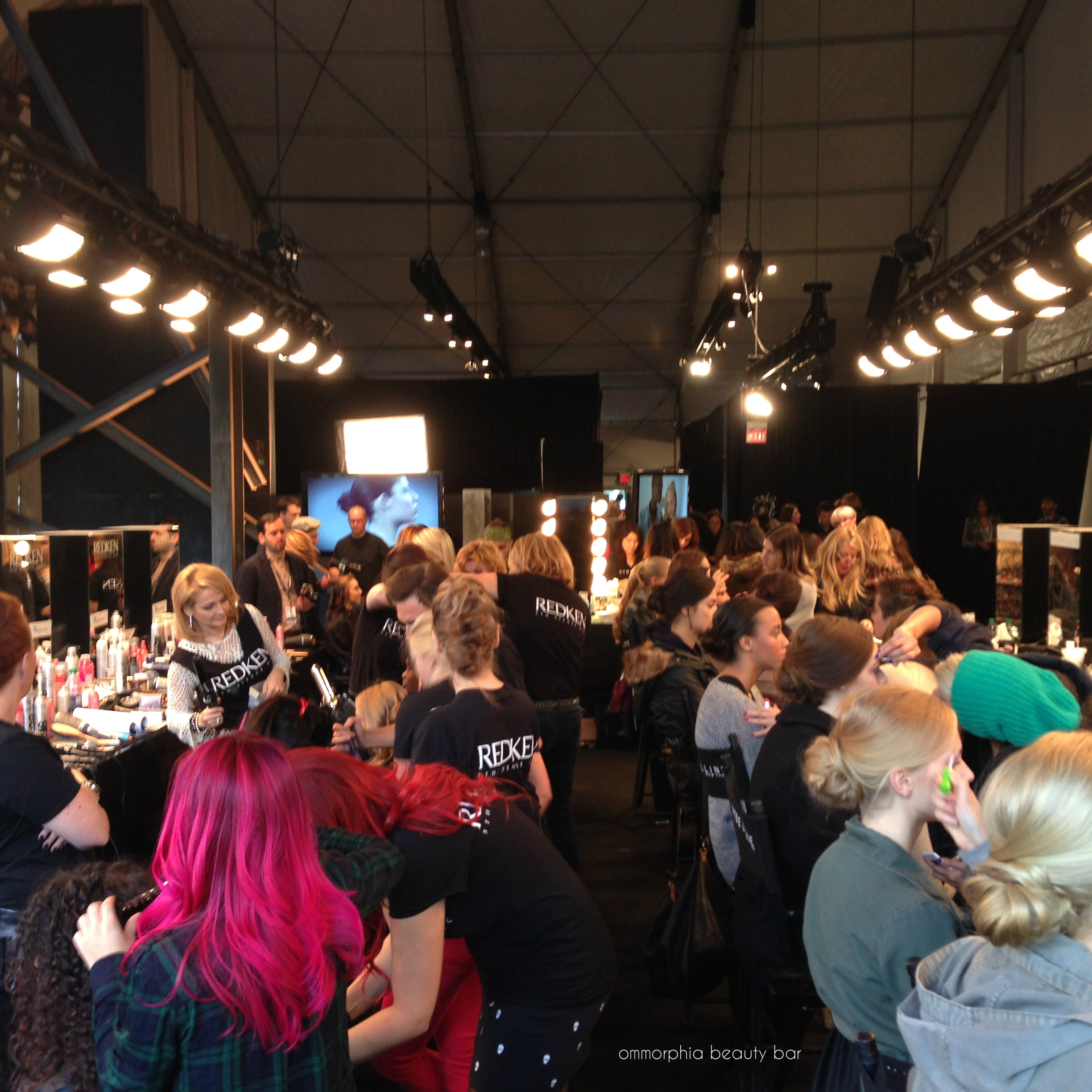WMCFW backstage hair