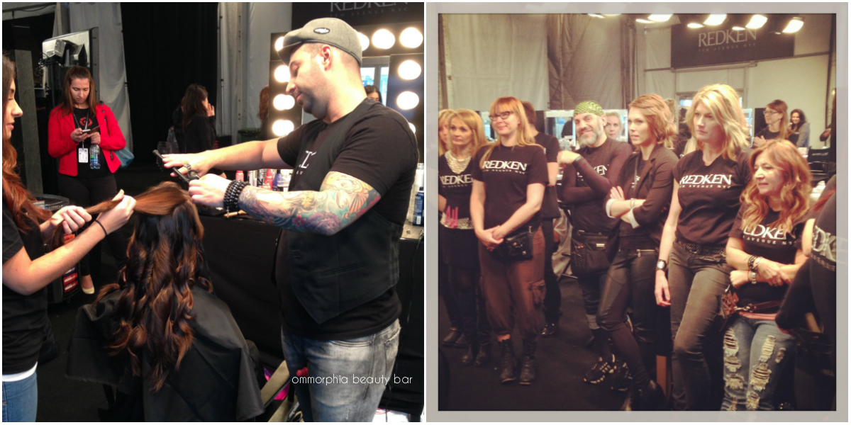 WMCFW Jorge Joao & team Redken