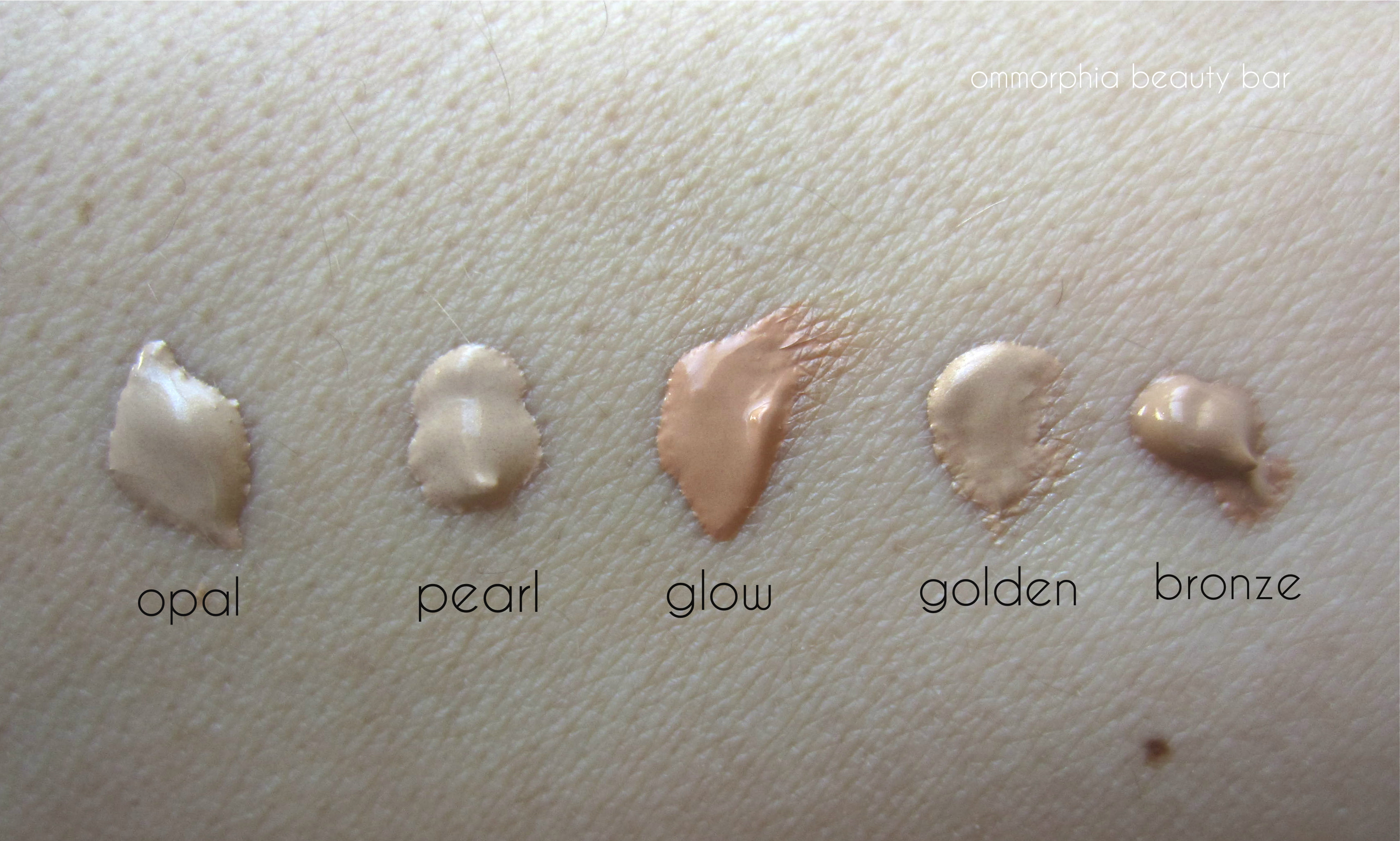 Jouer Luminizing Moisture Tint swatches 2
