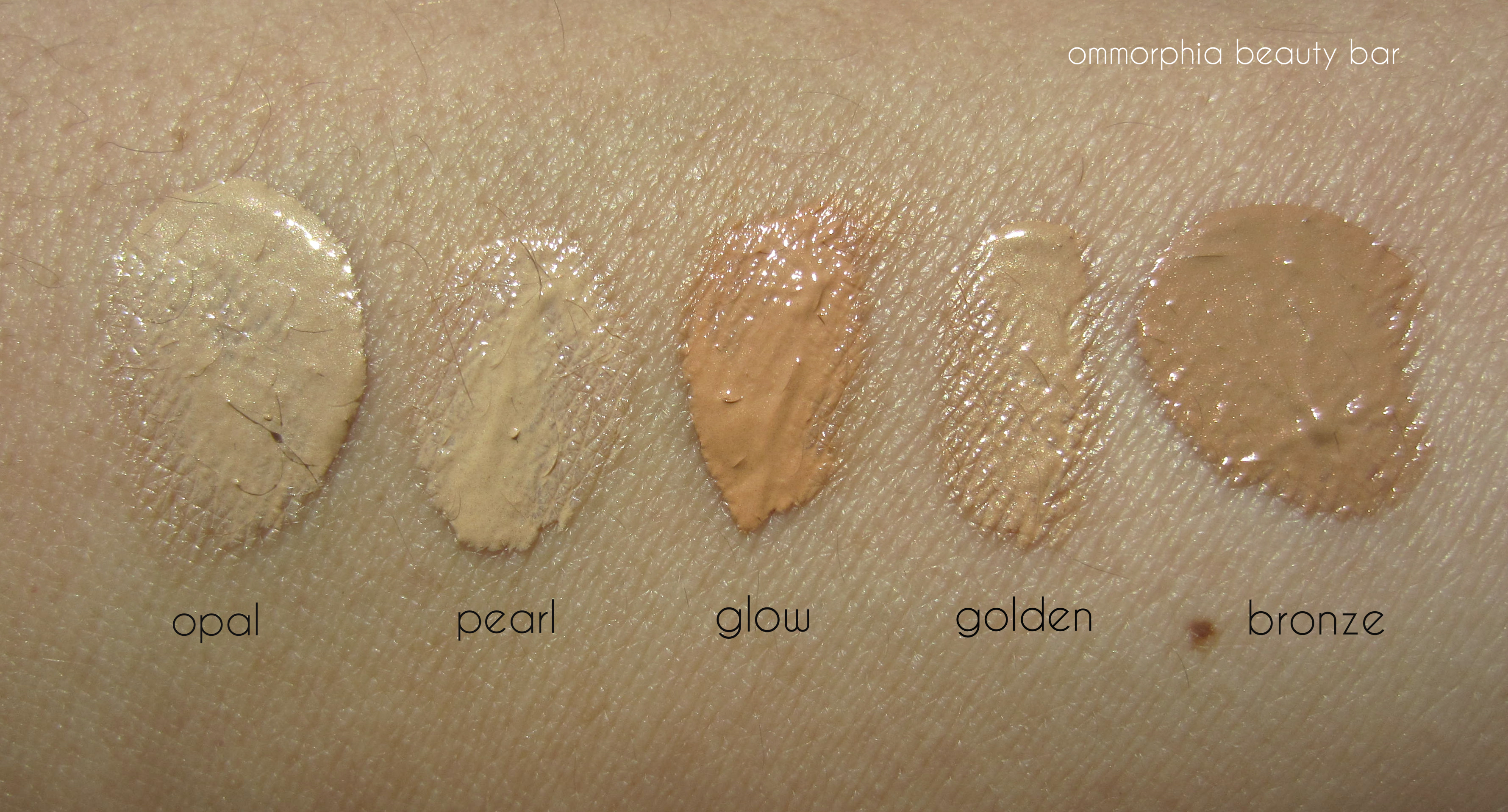 Jouer Luminizing Moisture Tint swatches 3