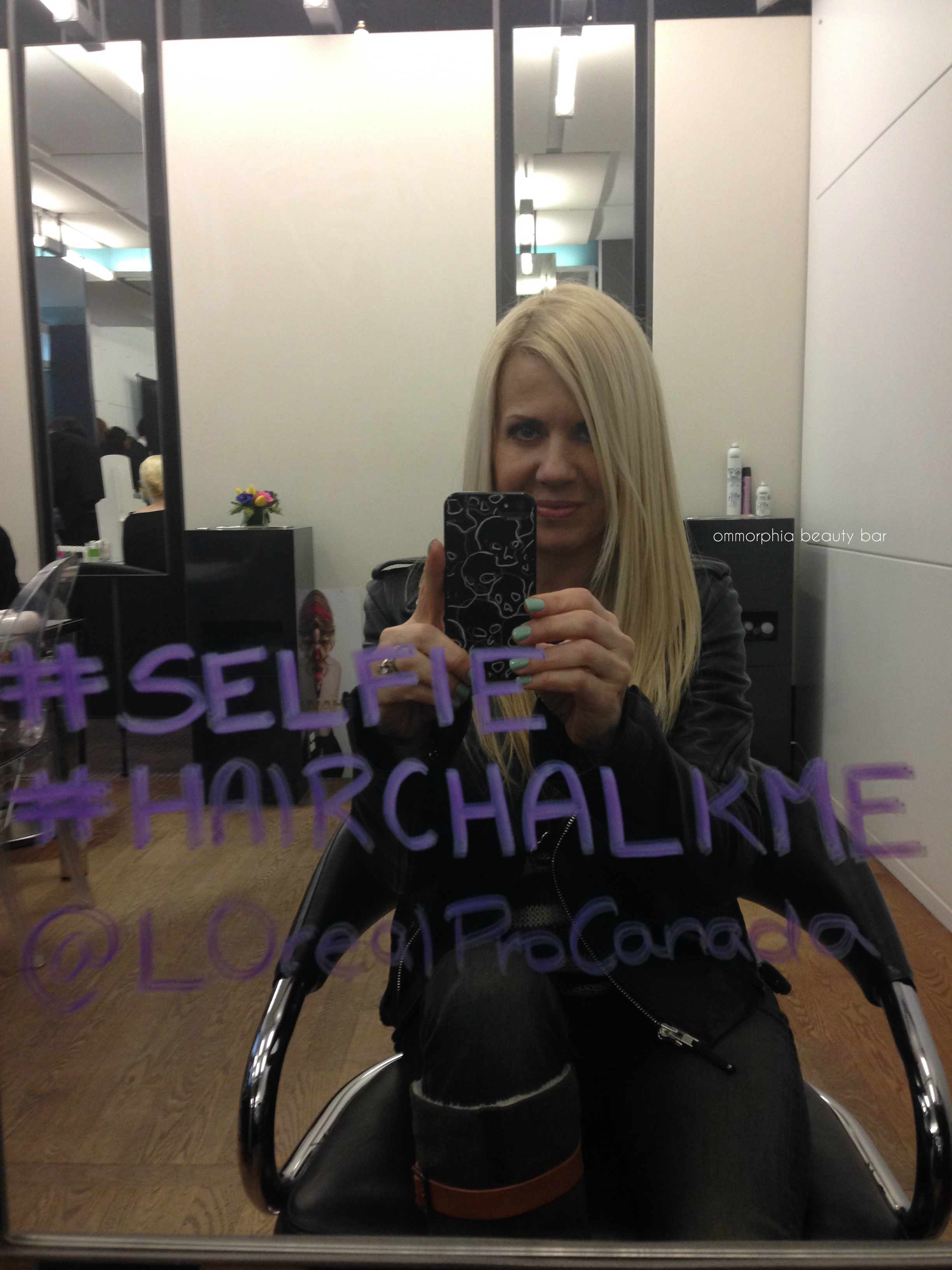 Hair Chalk event before