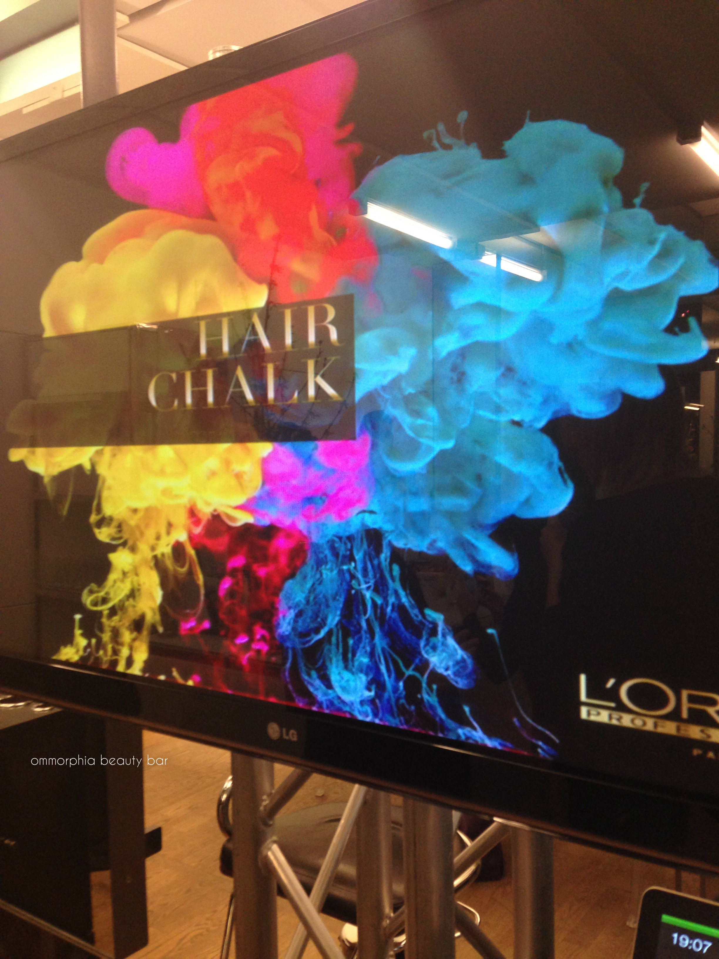 Hair Chalk event presentation