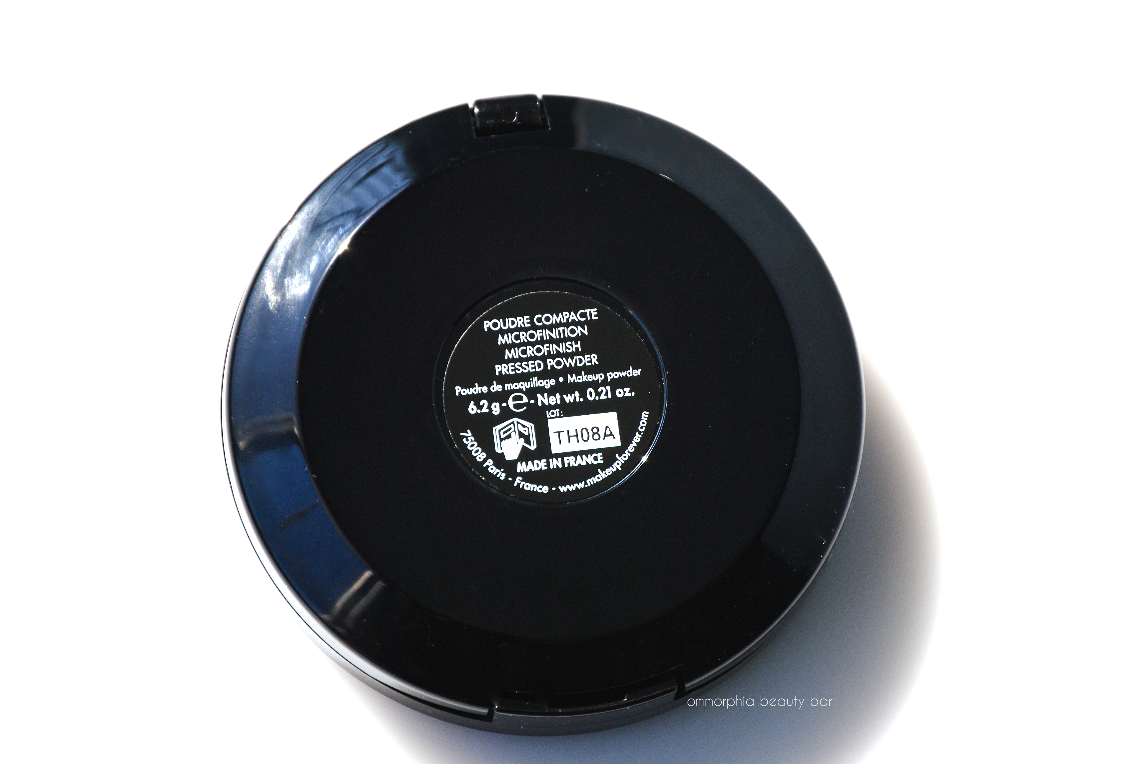 MUFE HD Pressed Powder label