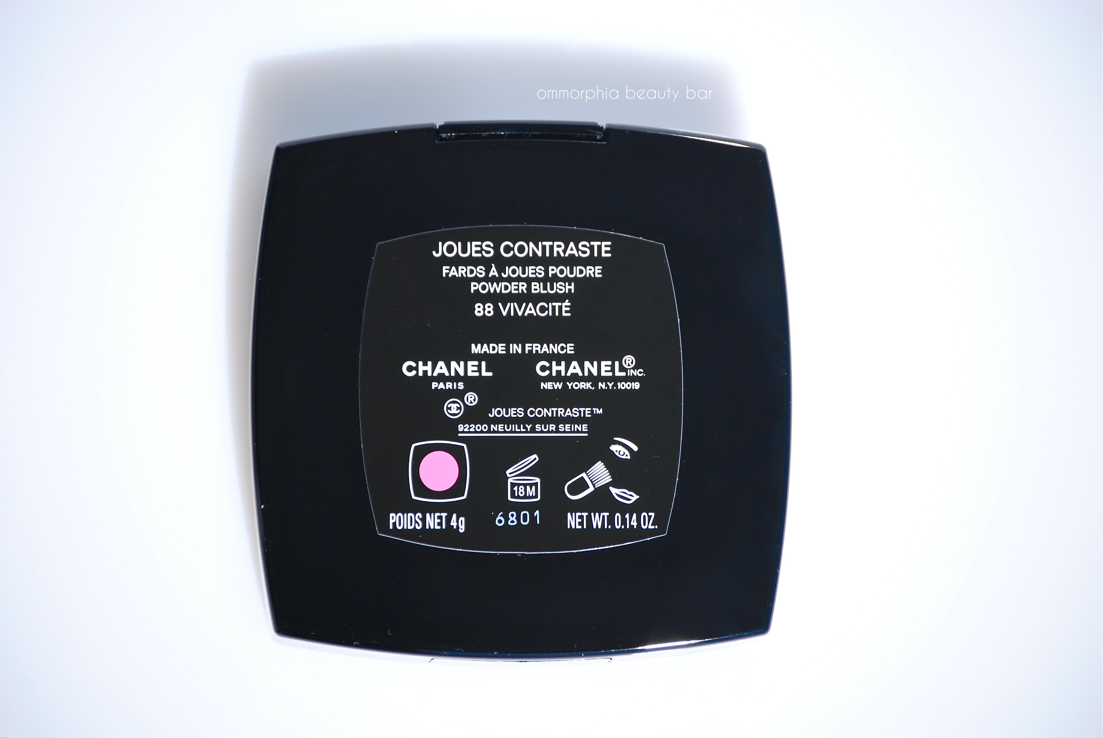 CHANEL Vivacite label