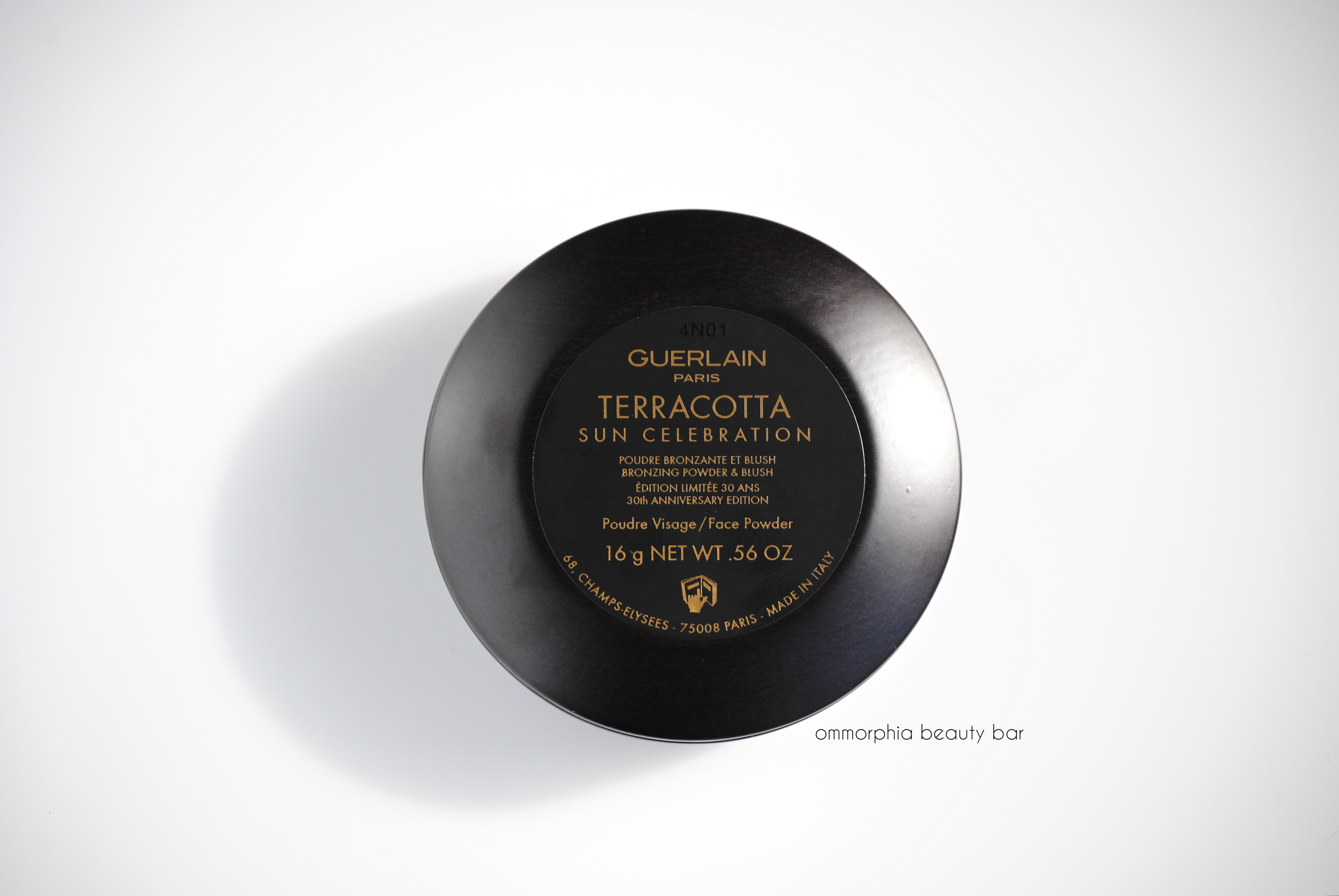 Guerlain Terracotta Sun Celebration compact label