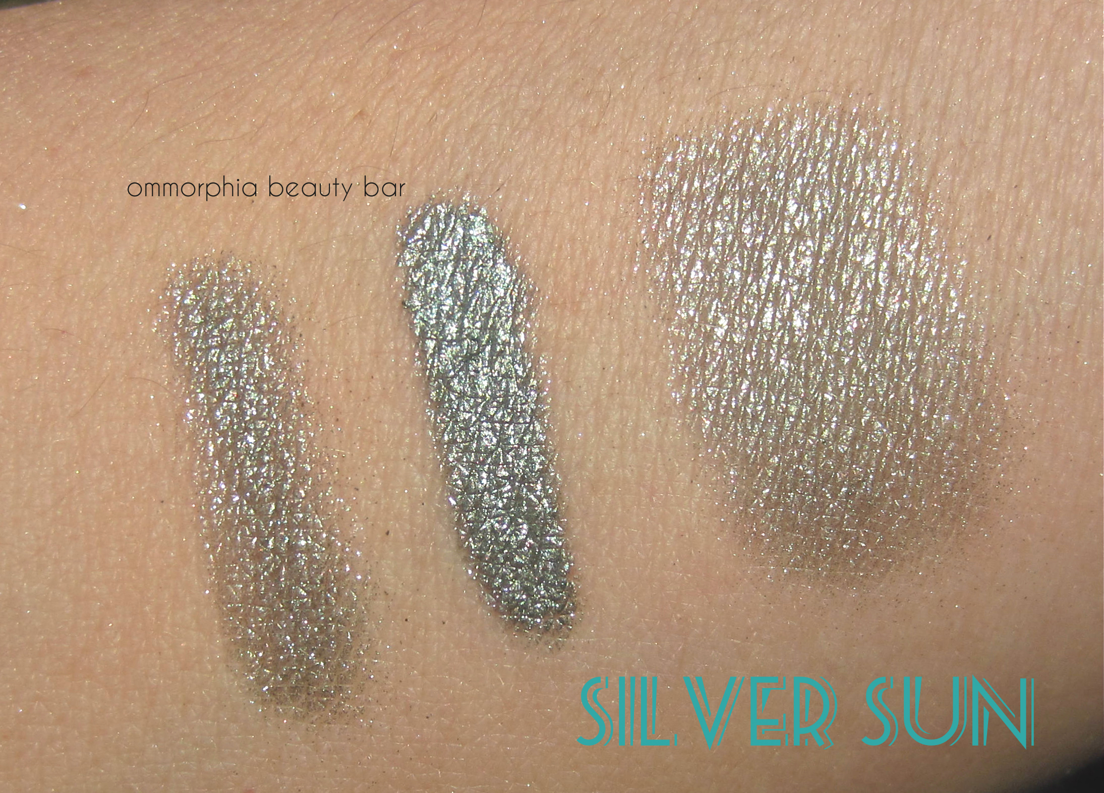 MAC Silver Sun swatch