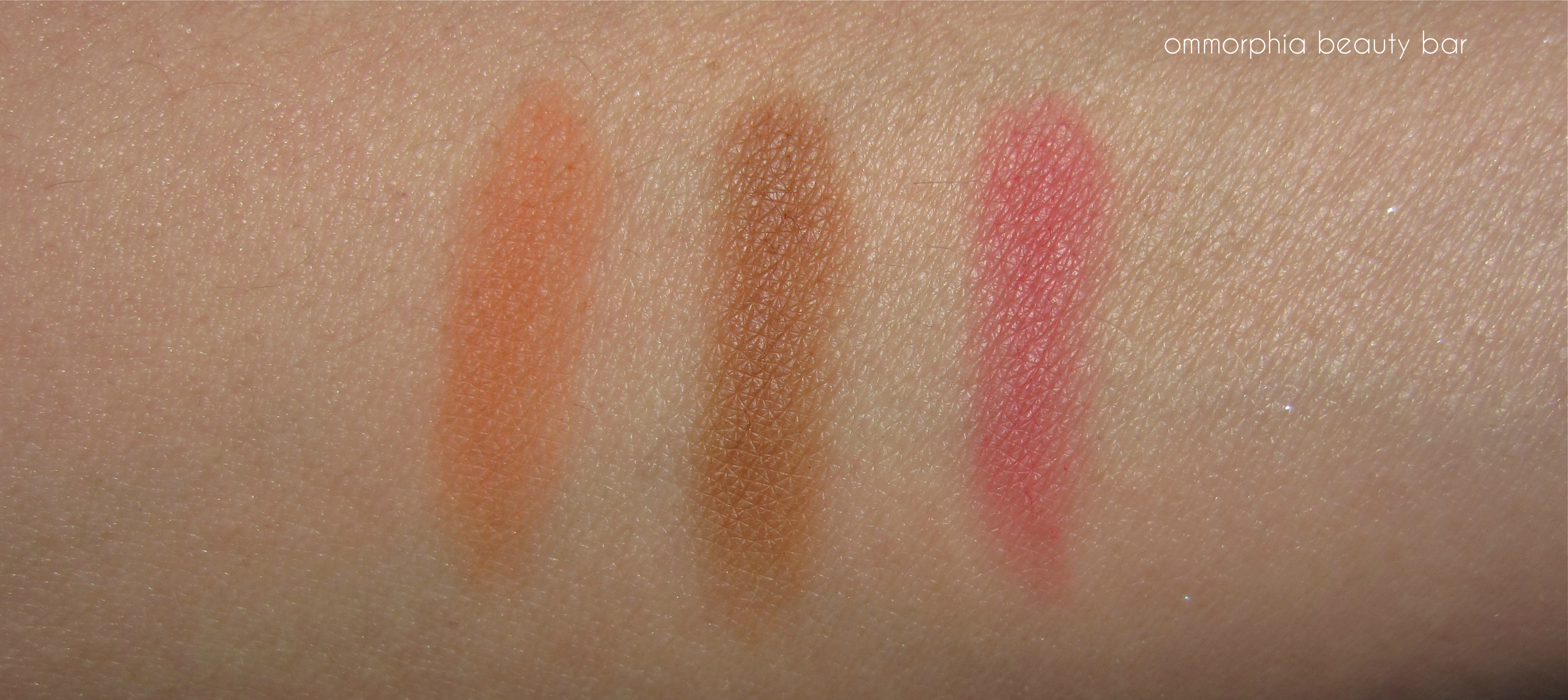 Guerlain Sun Celebration bronzer swatches