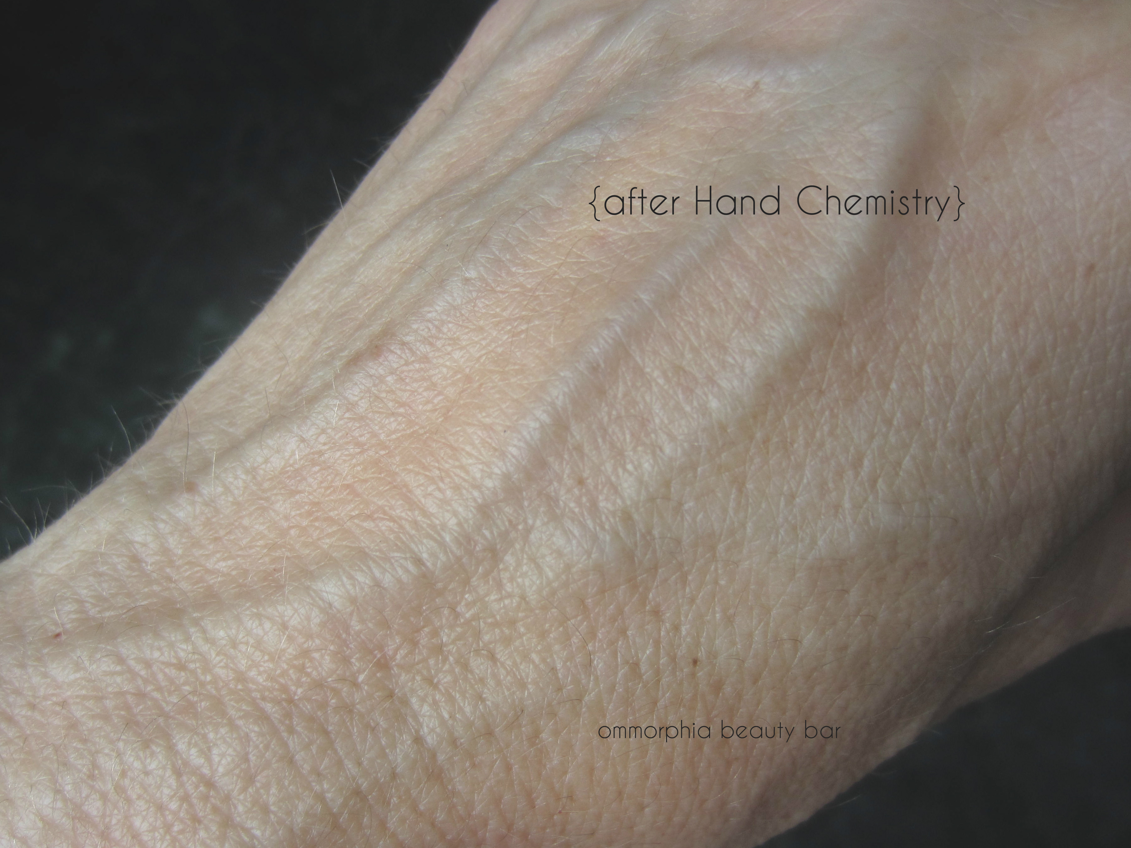 Hand Chemistry after swatch