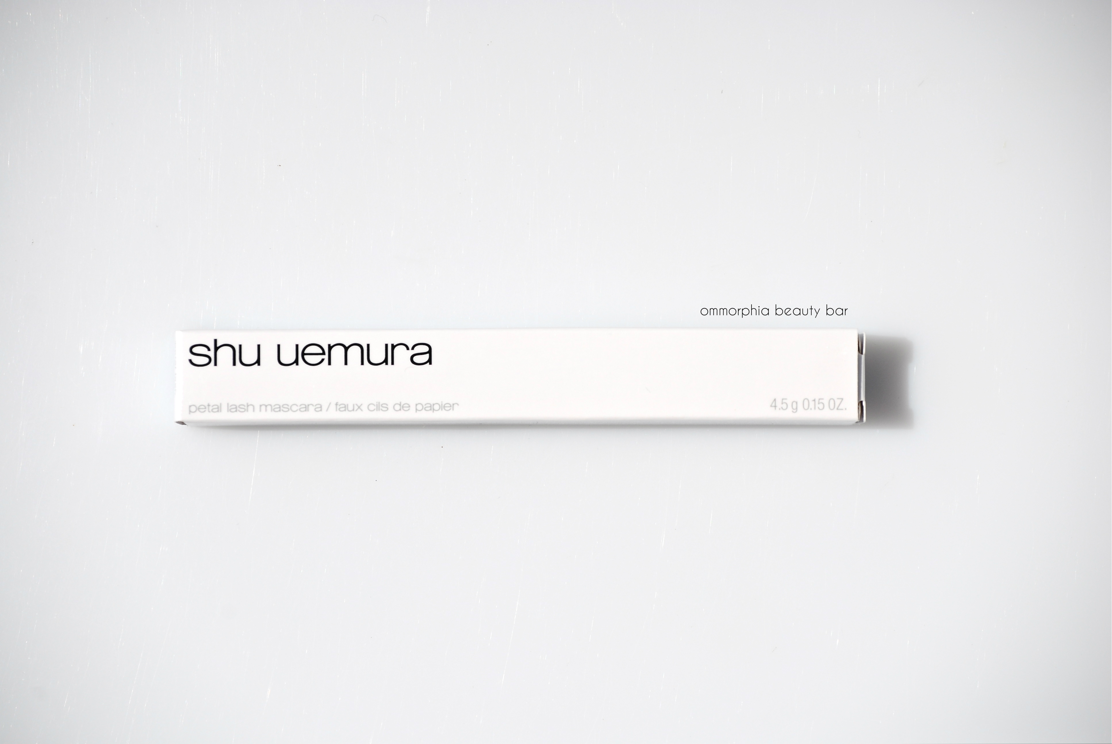 shu uemura petal lash mascara box
