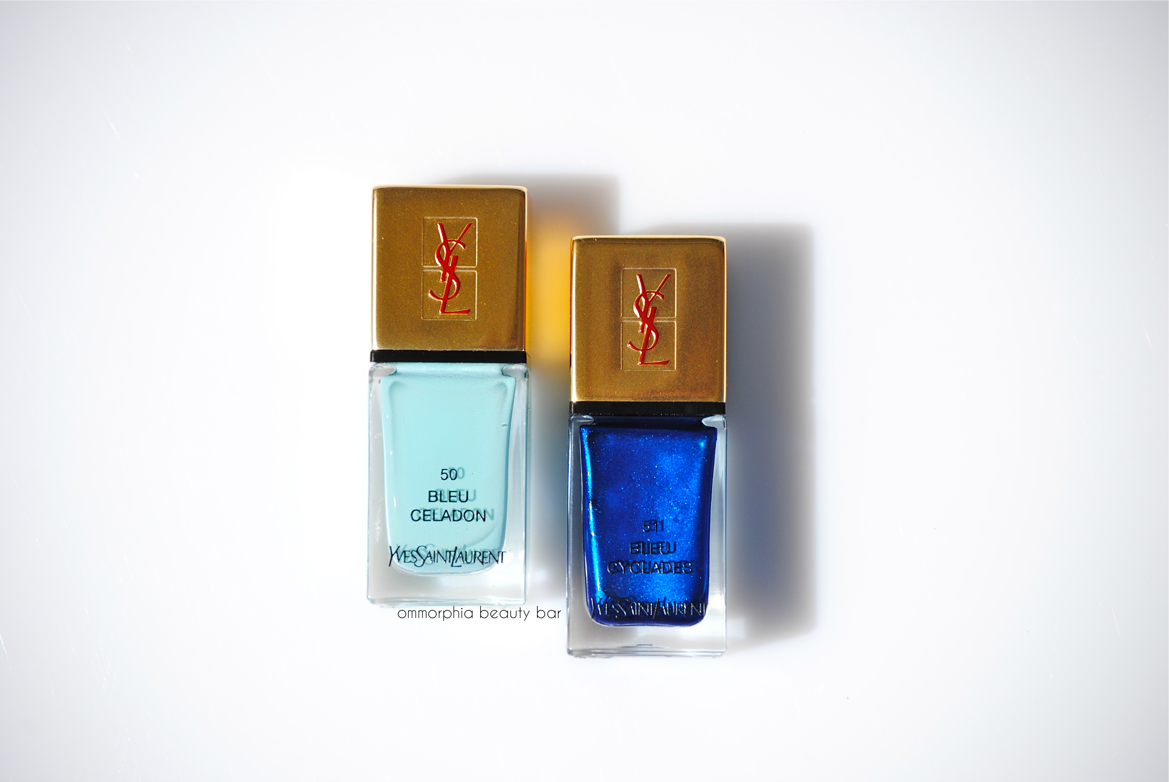 YSL Bleu Celadon & Bleu Cyclades