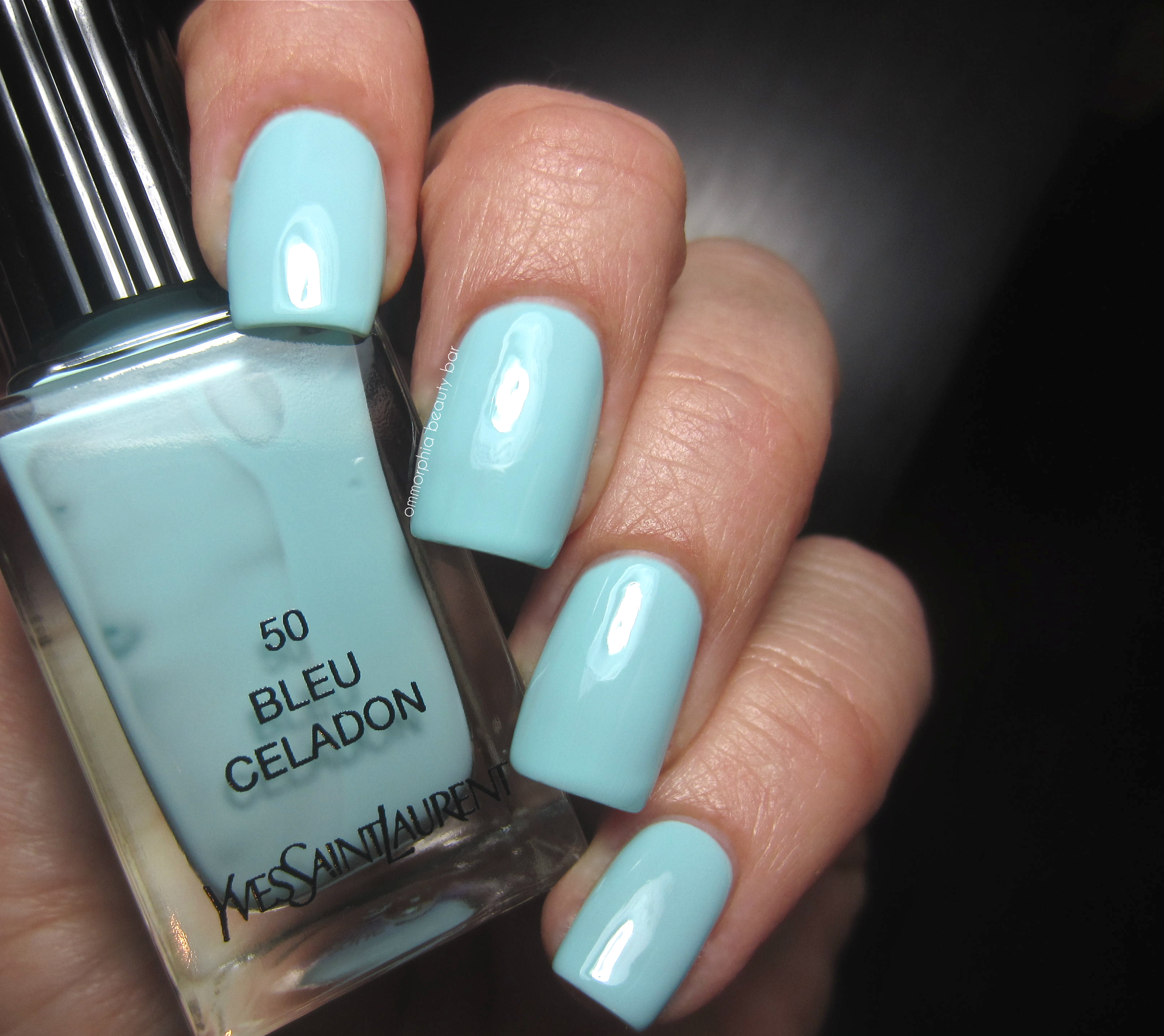YSL Bleu Celadon swatch 2