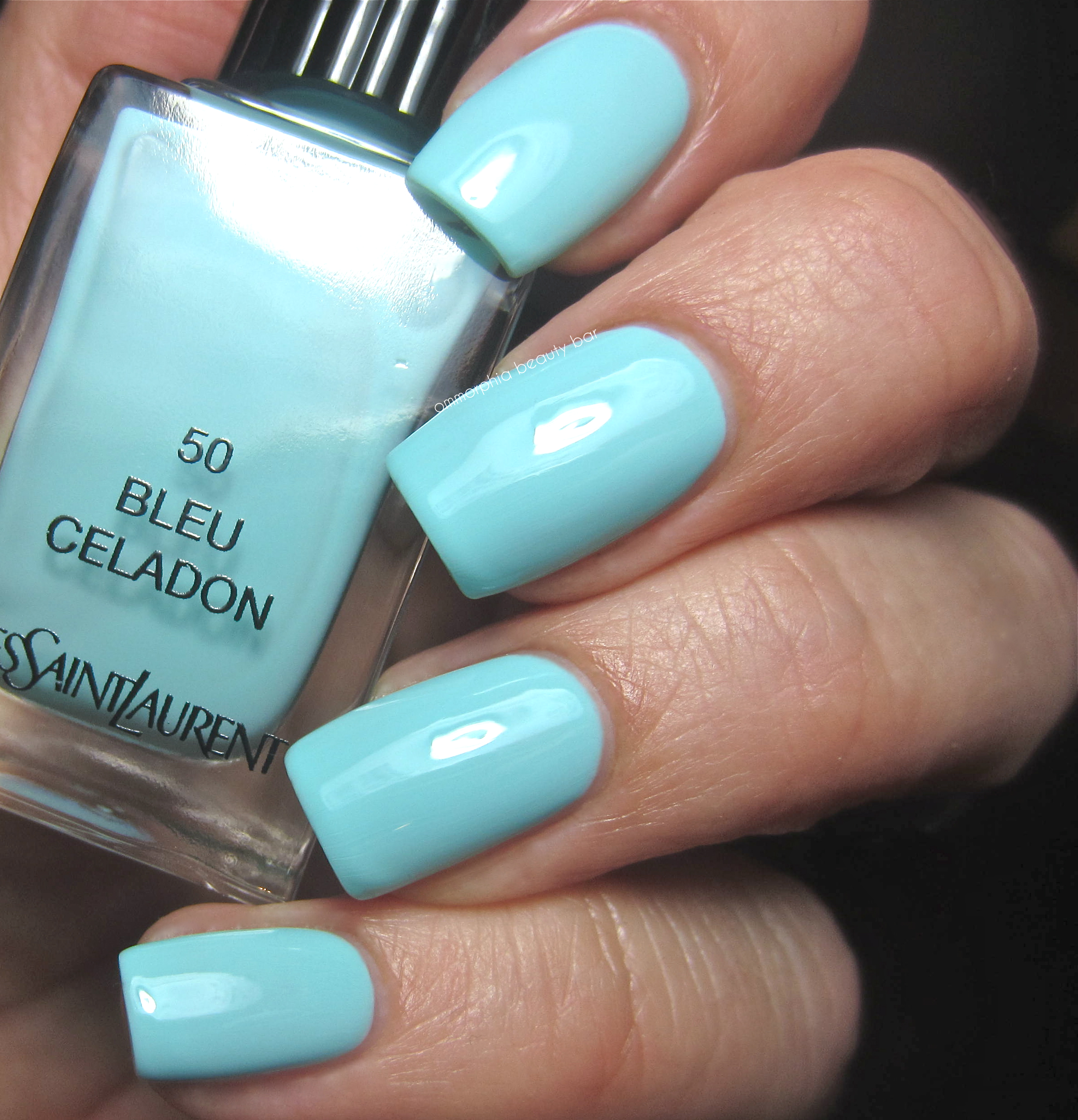 YSL Bleu Celadon swatch