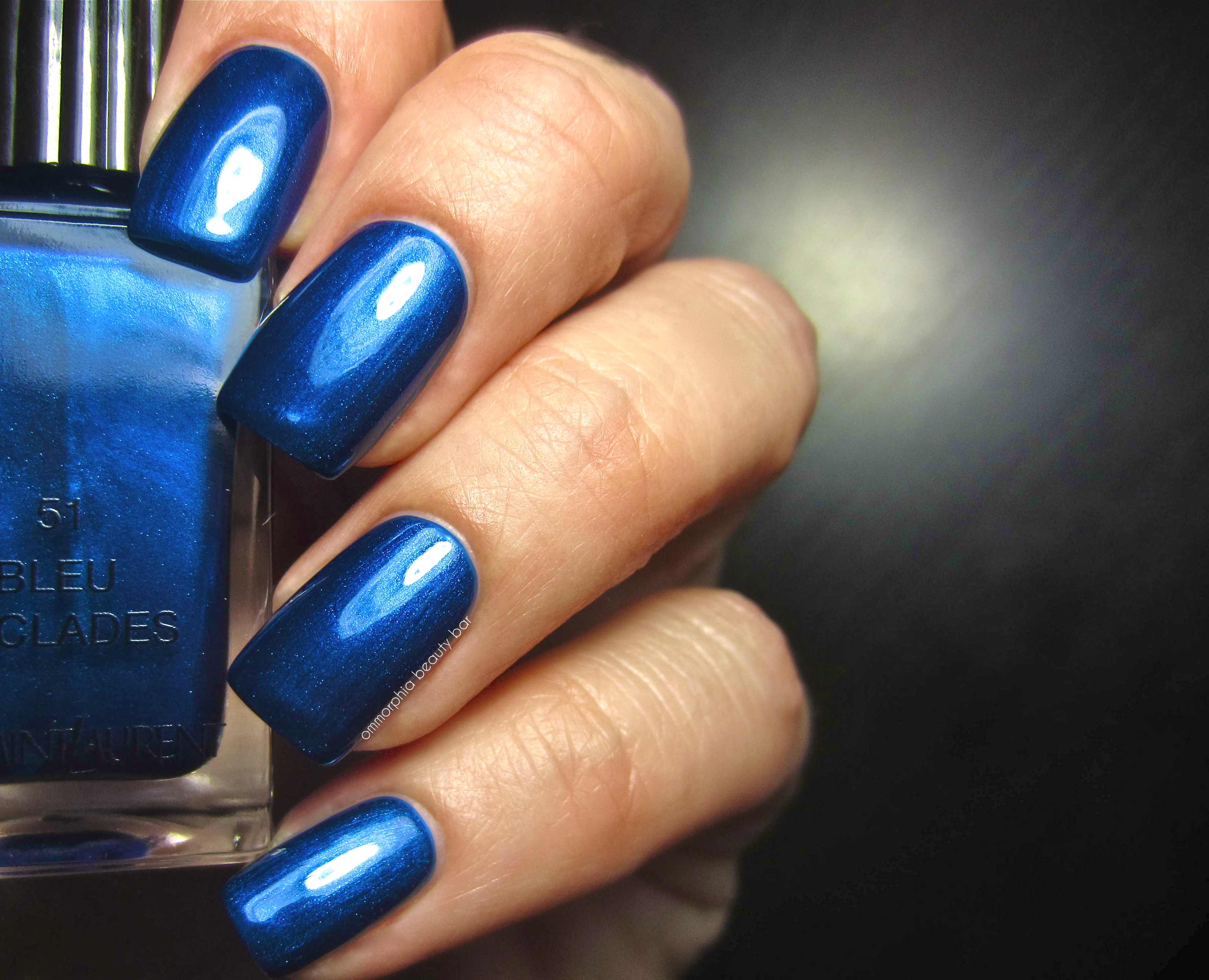 YSL Bleu Cyclades swatch 2