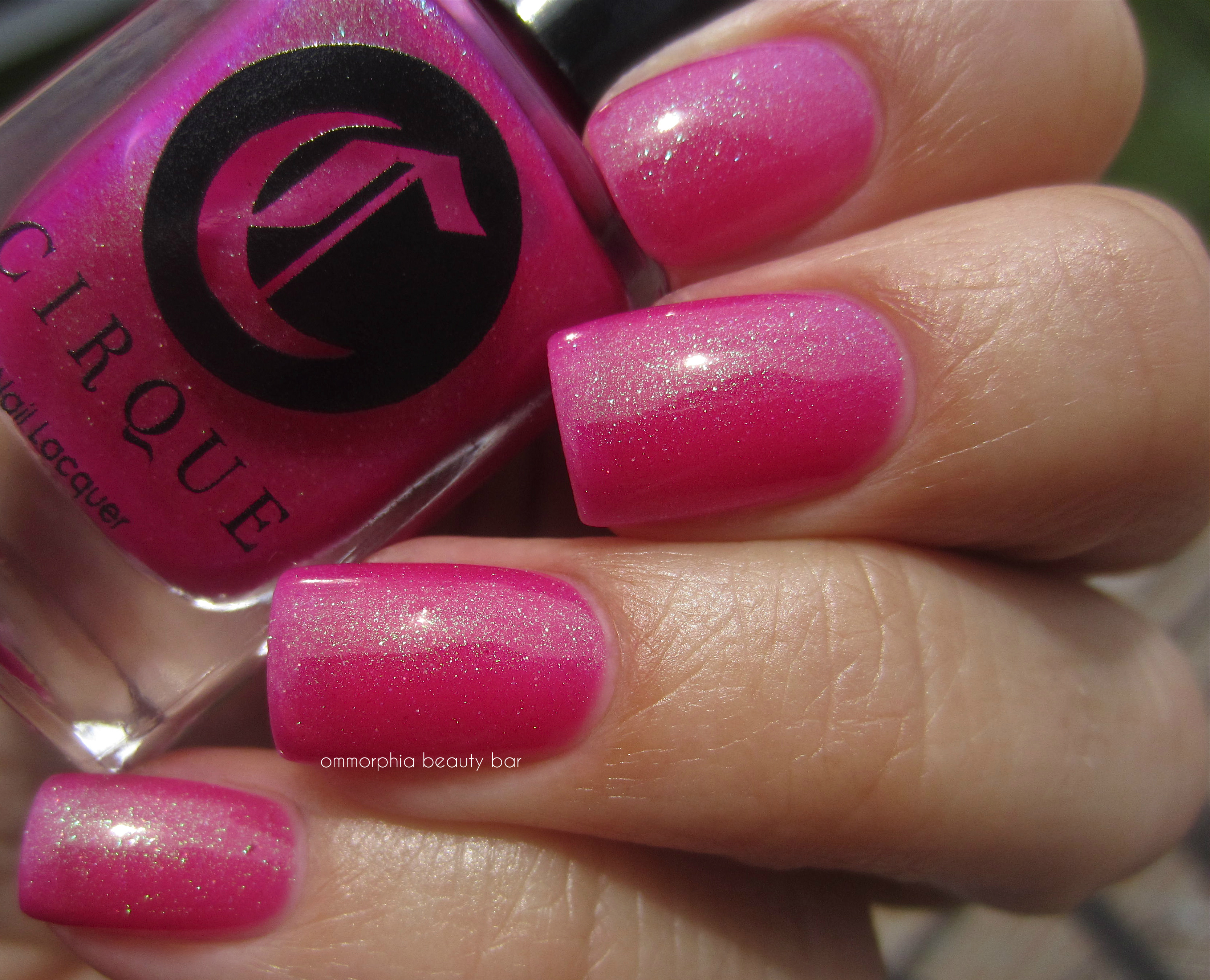 Cirque Colors Dear Dahlia swatch 2