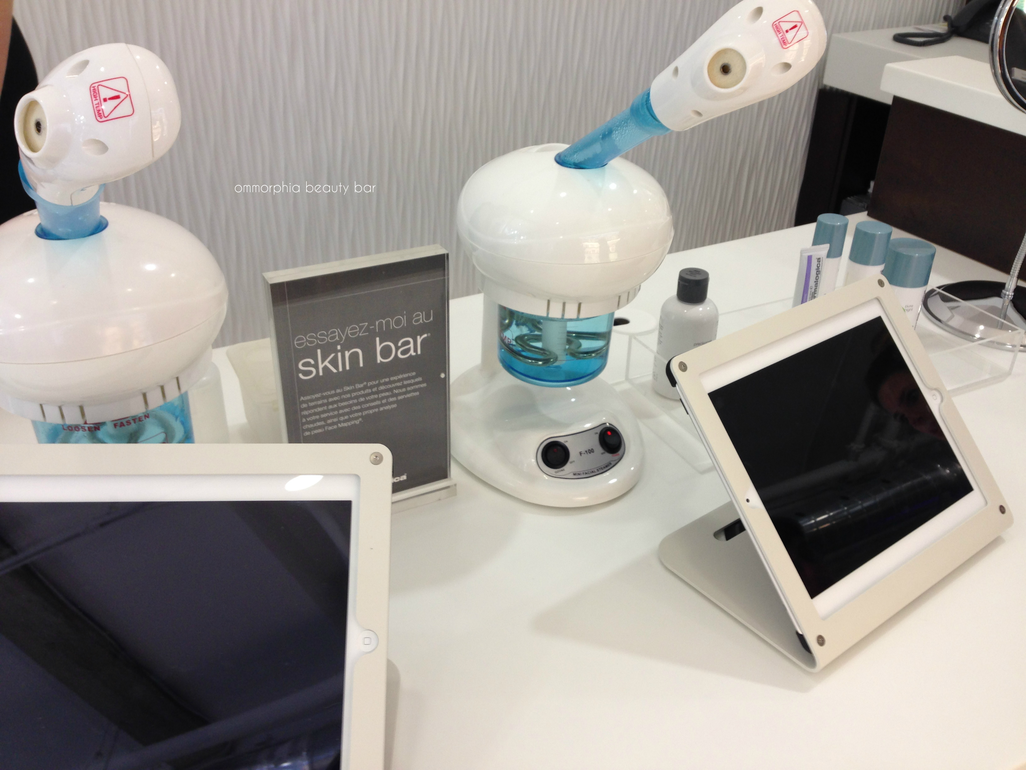 Dermalogica event skin bar