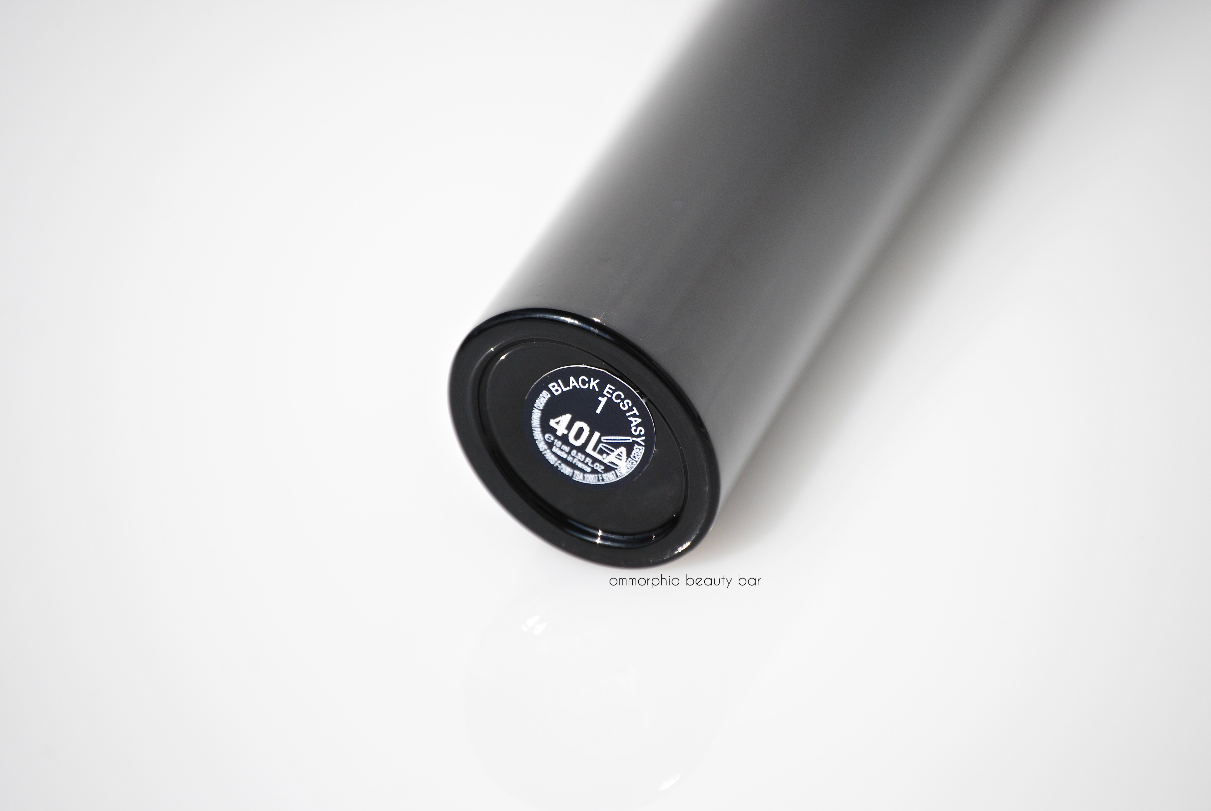GA Black Ecstasy Mascara label
