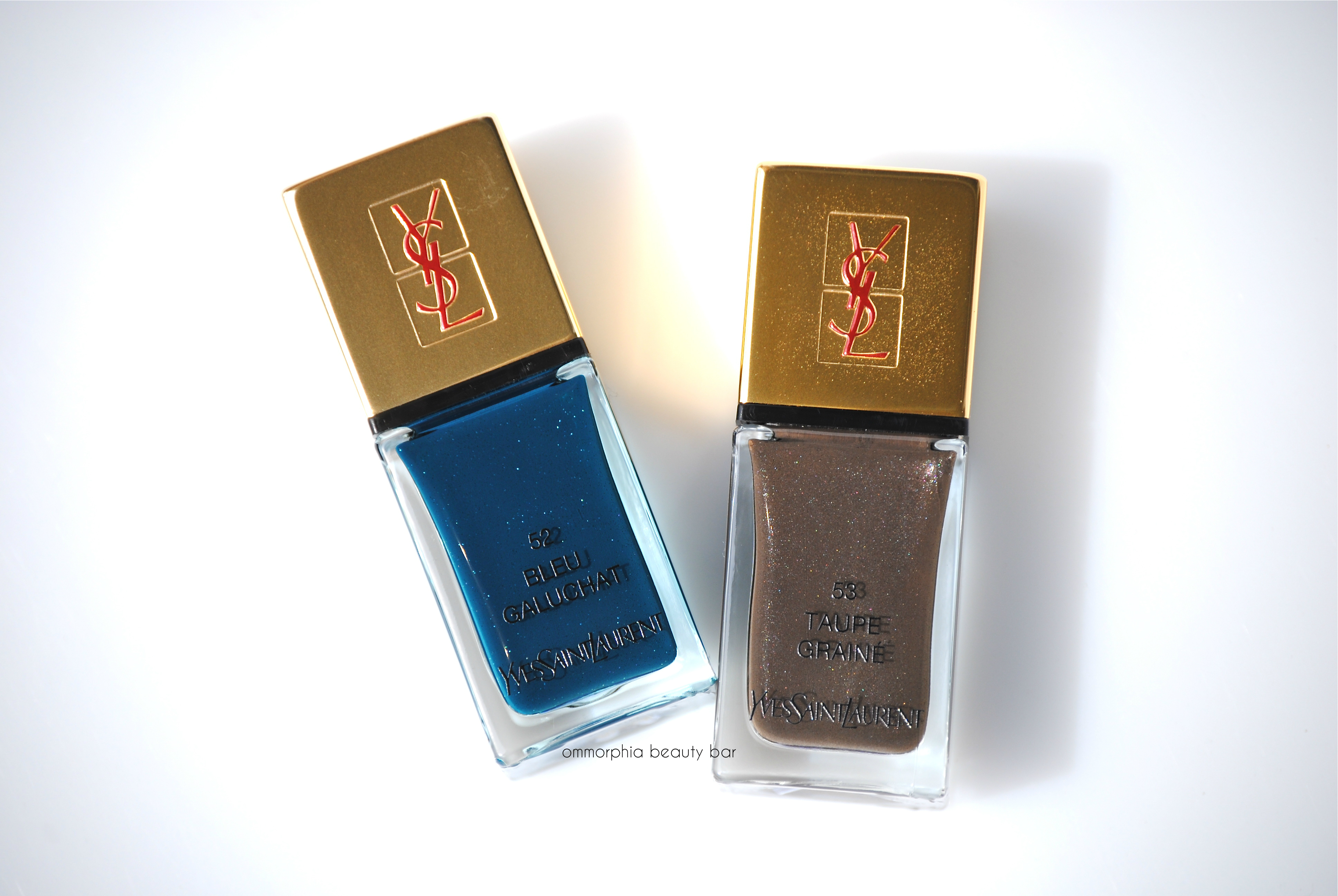 YSL Bleu Galuchat & Taupe Grainé 2