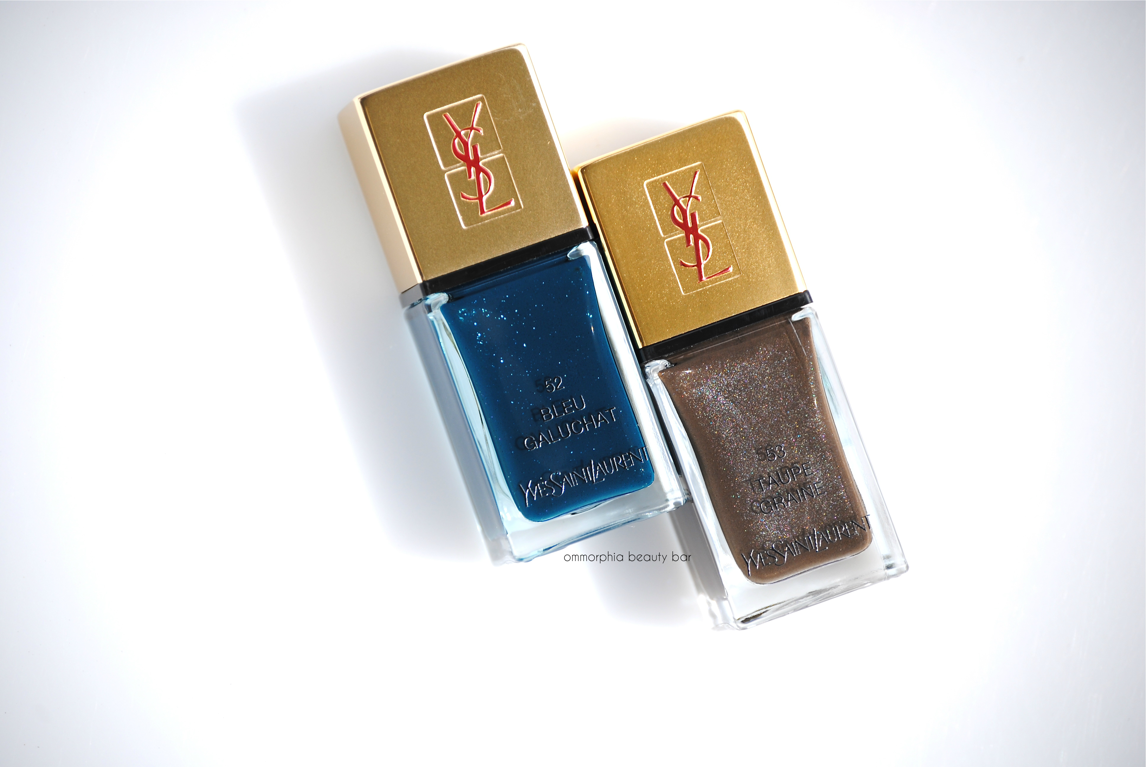 YSL Bleu Galuchat & Taupe Grainé opener