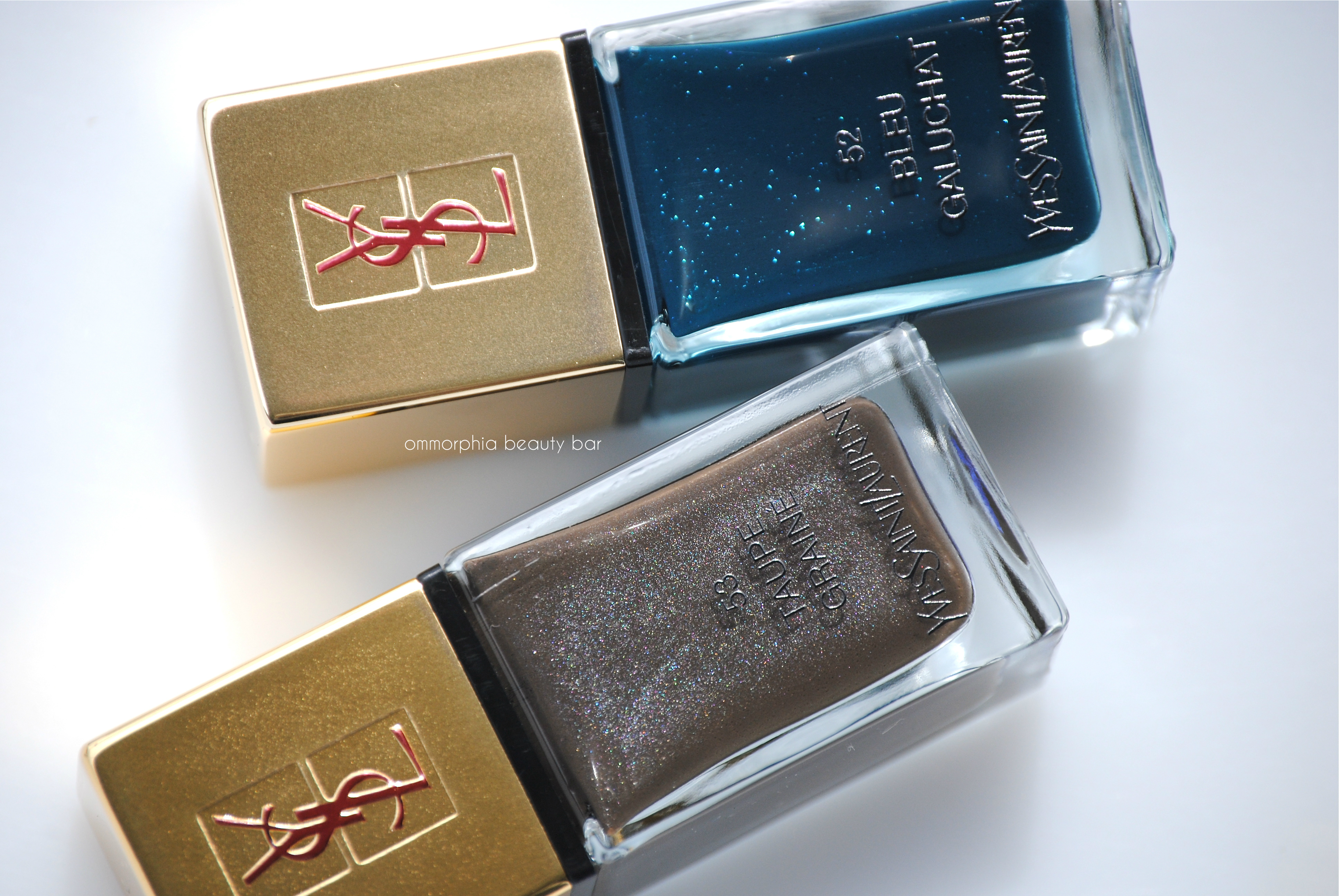 YSL Bleu Galuchat & Taupe Grainé
