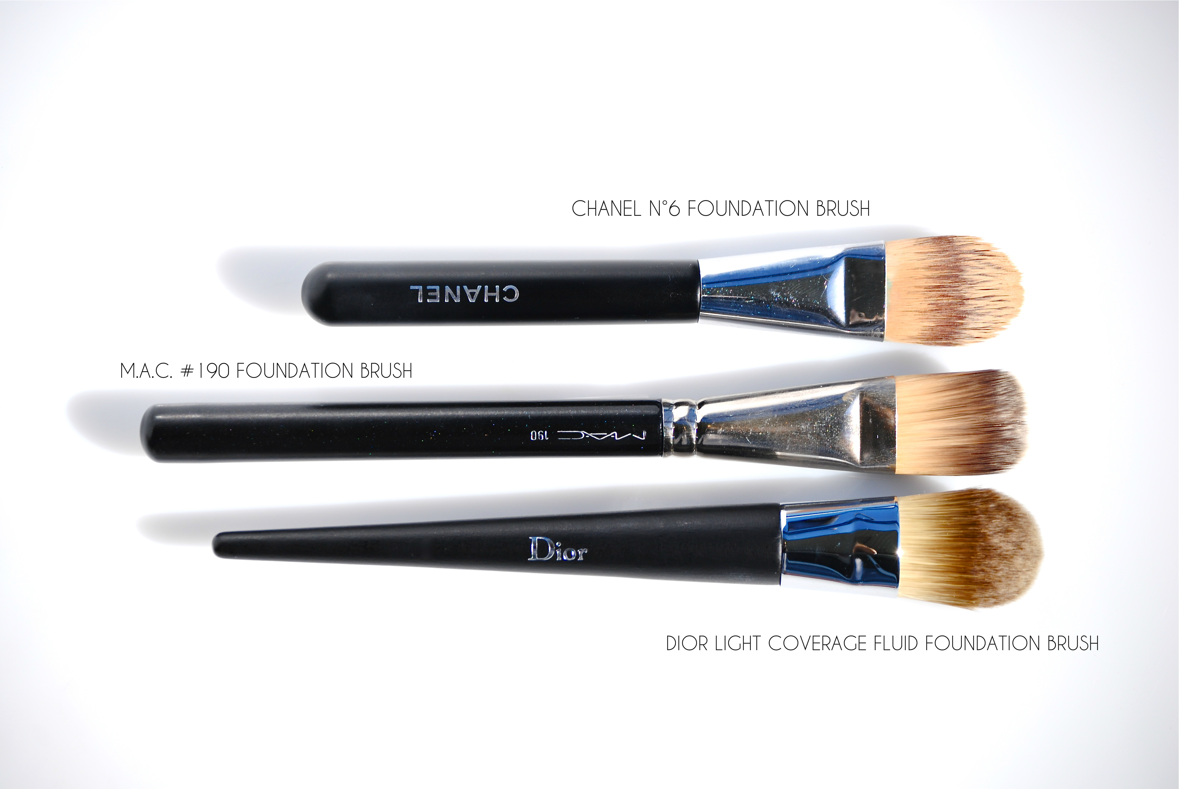 Dior Light Coverage Foundation Brush comparisons