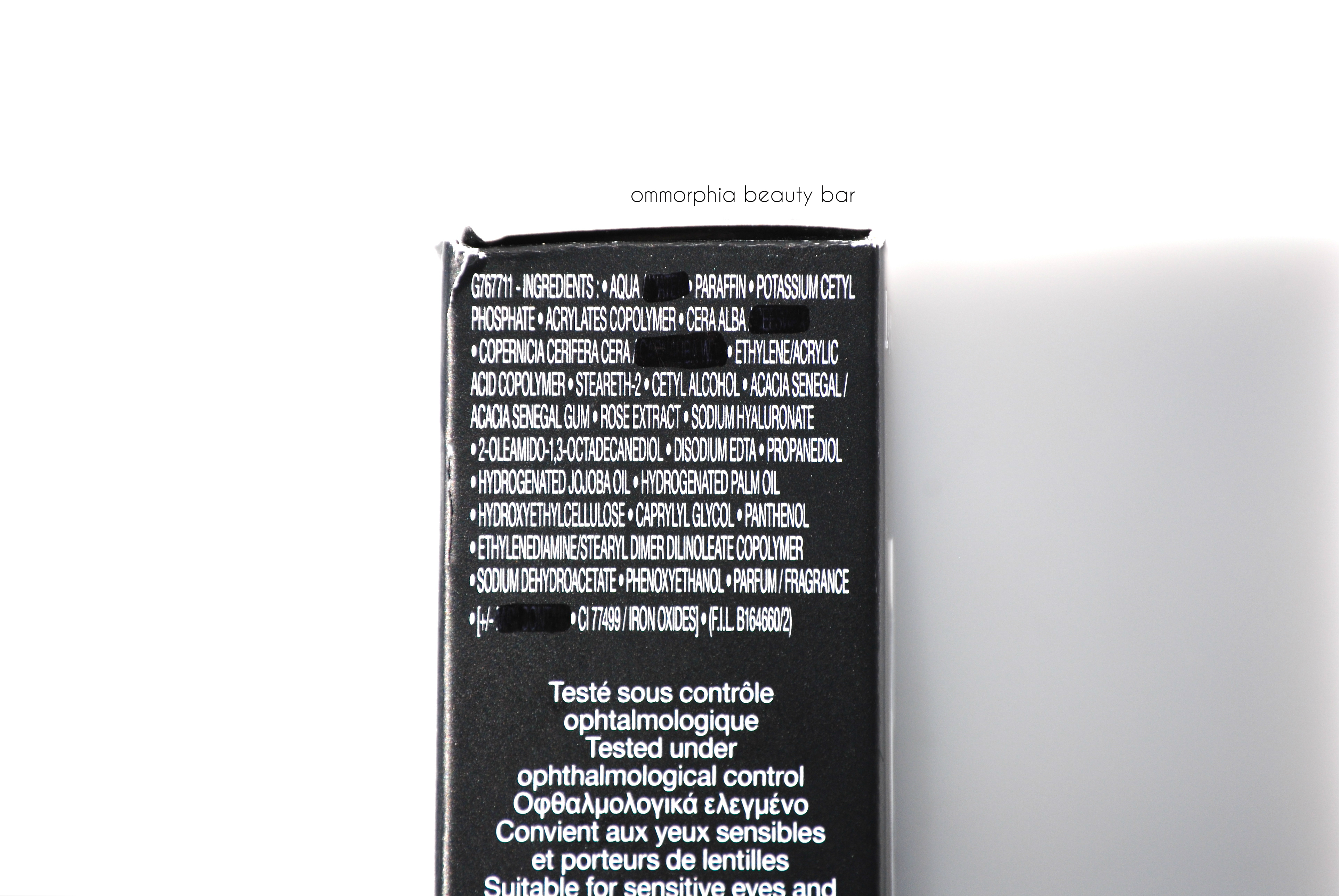 Lancome Grandiose Mascara ingredients