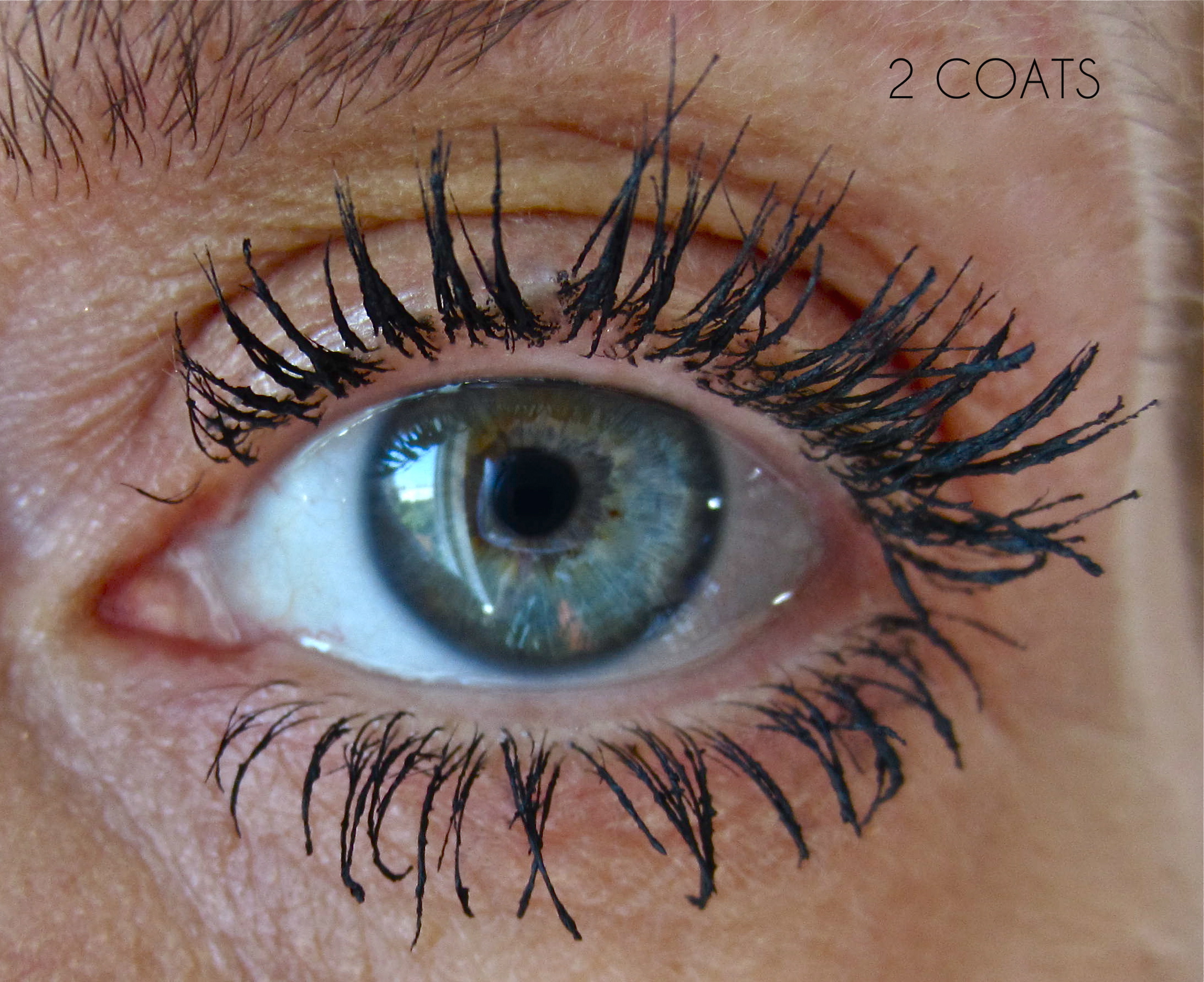 Lancome Grandiose Mascara swatch 2 coats