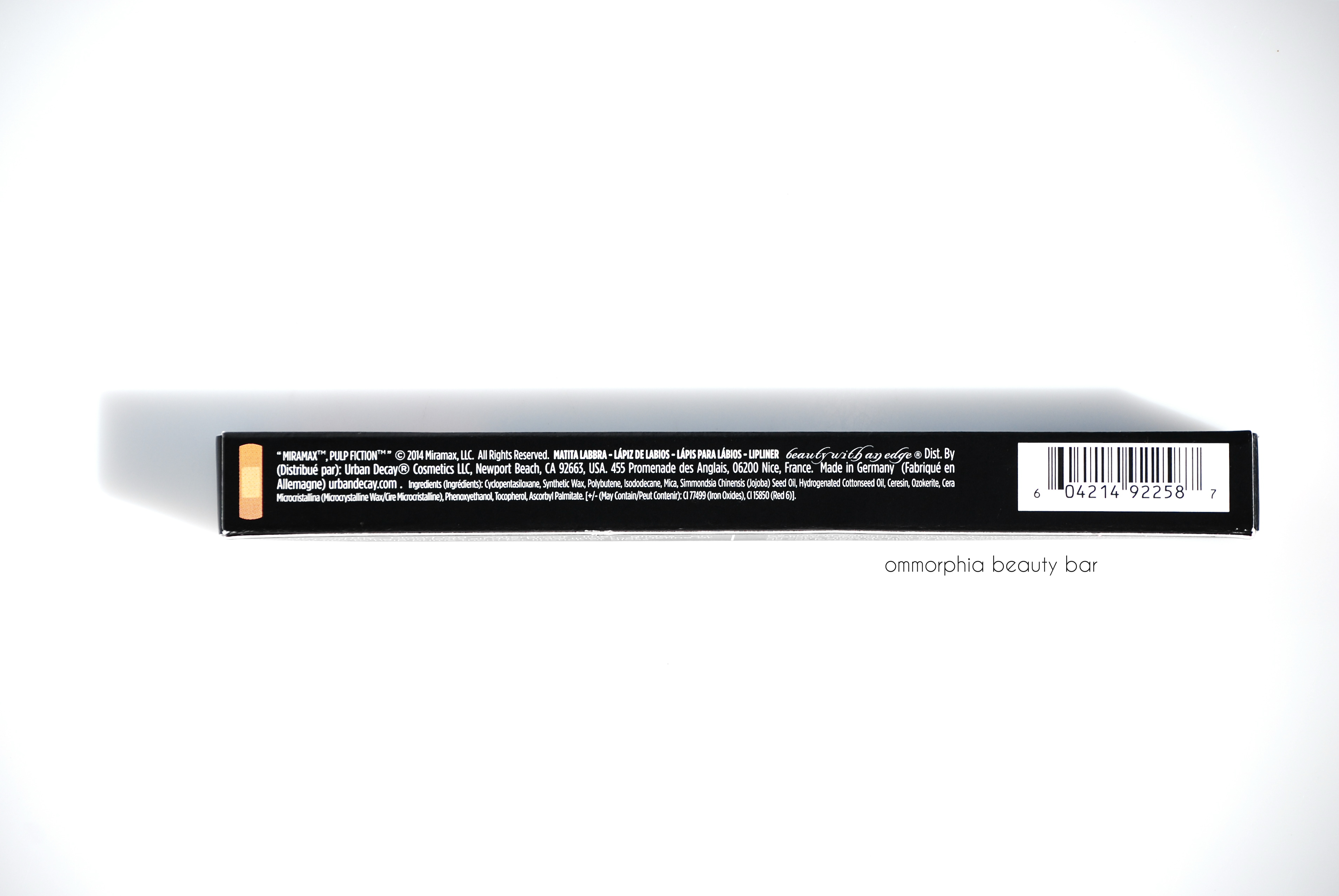 UD Mrs. Mia Wallace Lip Pencil ingredients