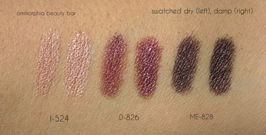 MUFE Studio Case Chic trio swatches