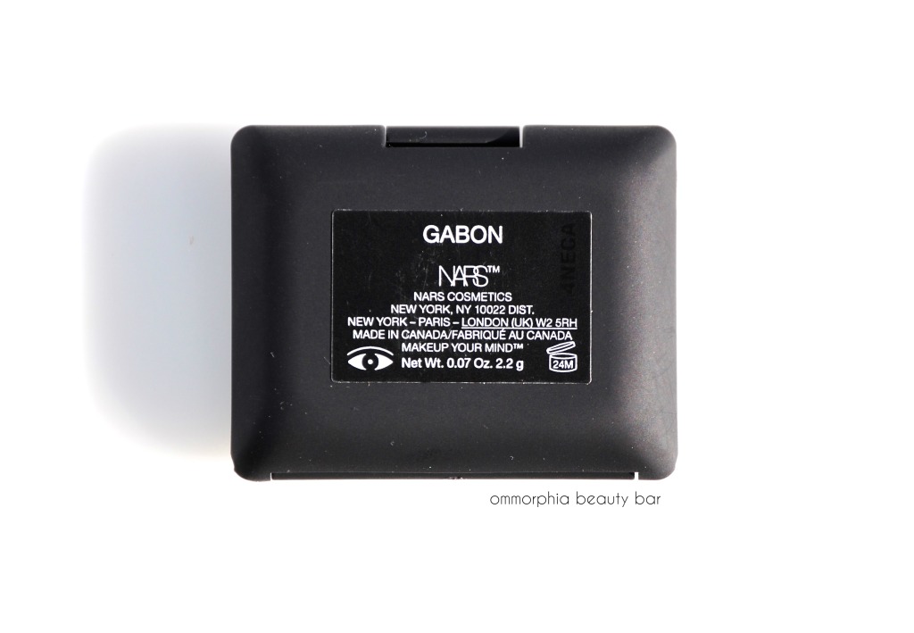 NARS Gabon label
