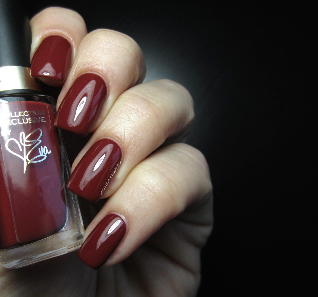 L'Oreal Eva's Red polish swatch
