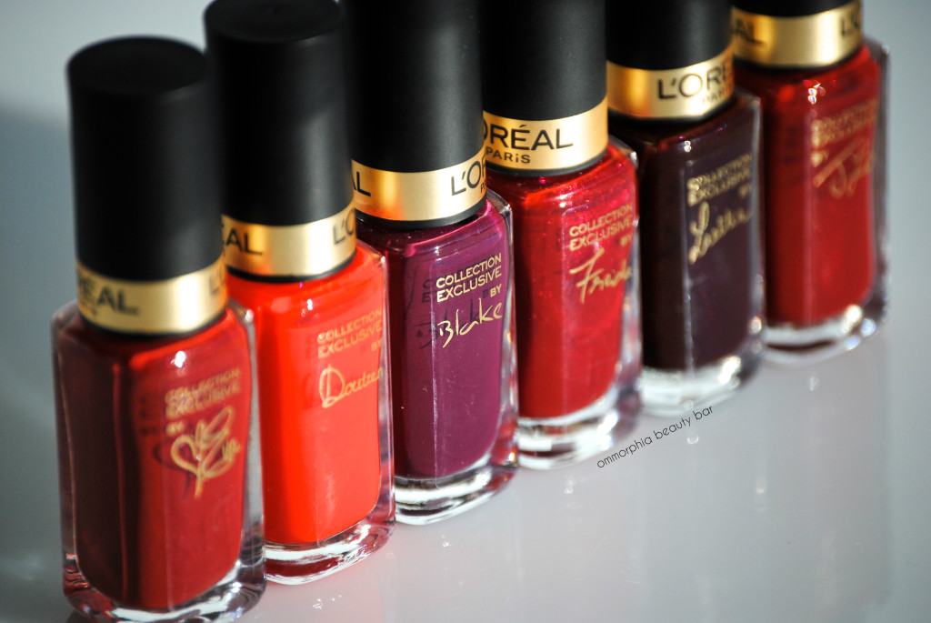 L'Oreal the Reds polishes