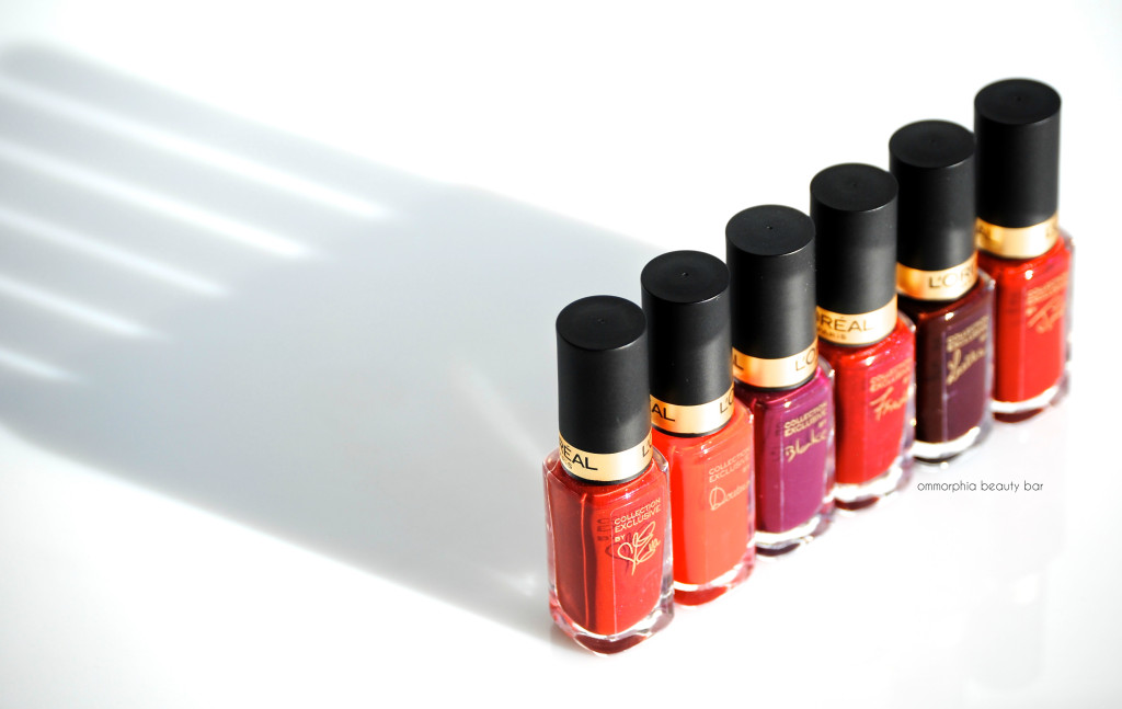 L'Oreal the Reds polishes closer