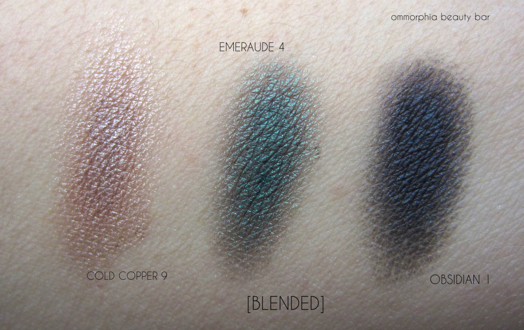 GA Eye Tint swatches blended
