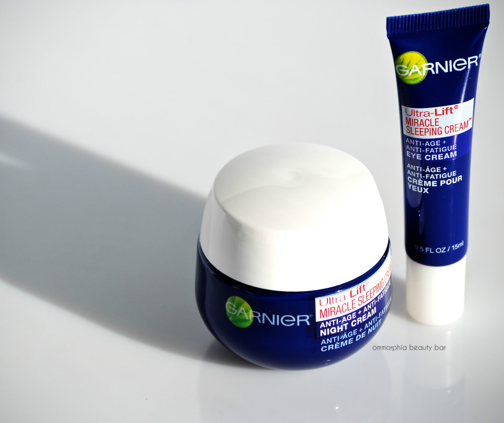 Garnier Ultra-Lift Miracle Sleeping Cream Duo opener