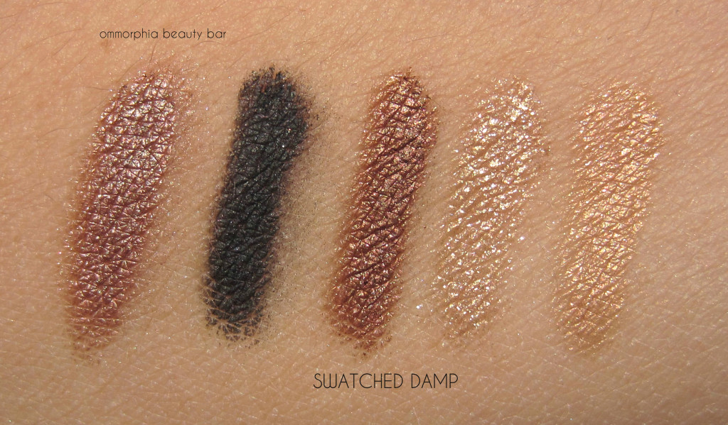 Lancome Or Vendome swatches damp