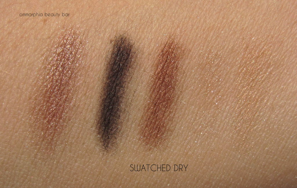 Lancome Or Vendome swatches dry