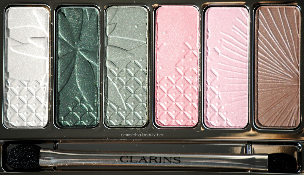 Clarins Garden Escape palette macro