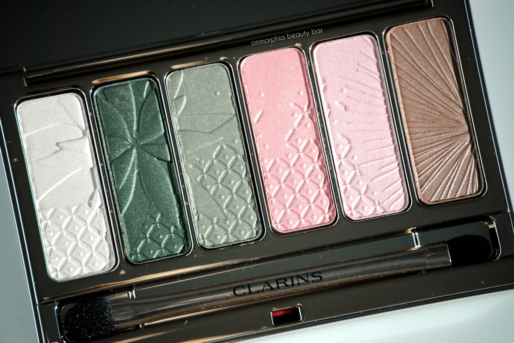 Clarins Garden Escape palette macro 2