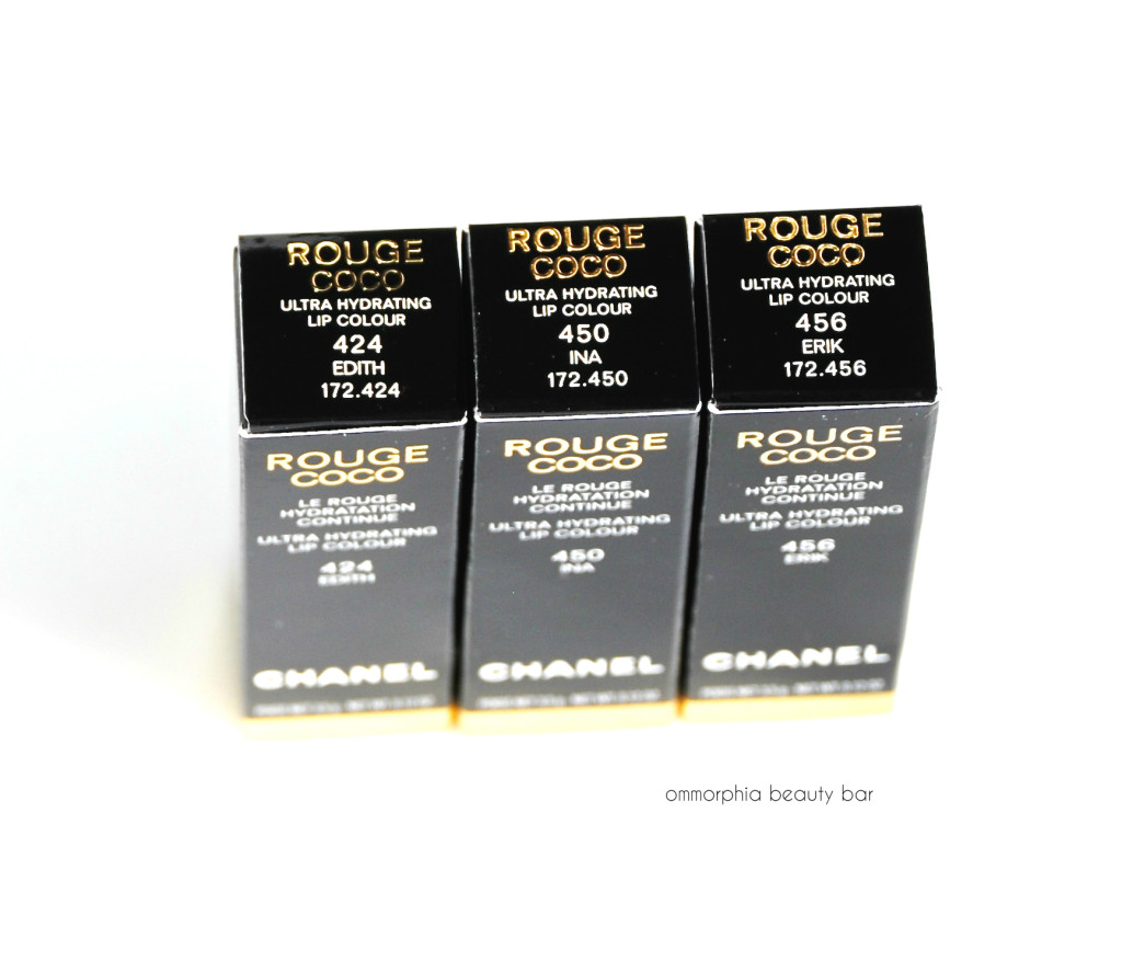 CHANEL Rouge Coco trio boxed