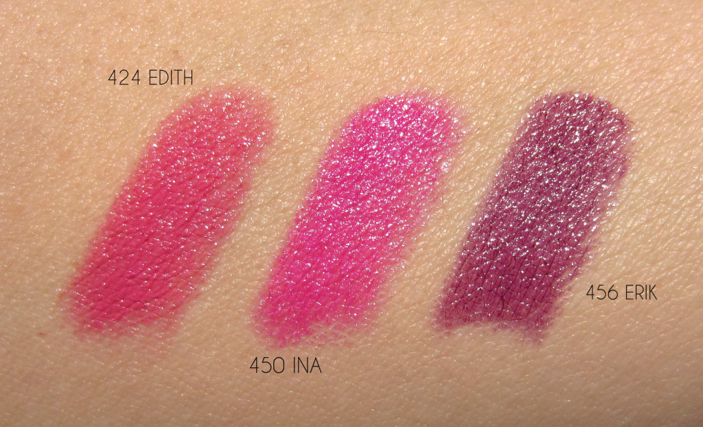 CHANEL Rouge Coco trio swatches