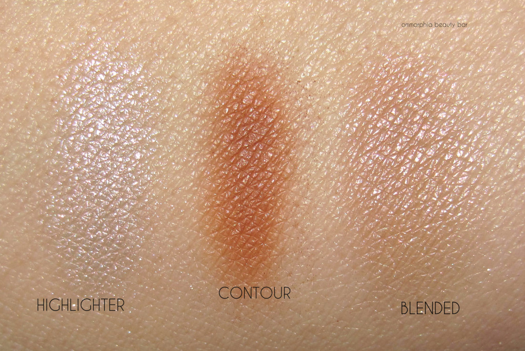 MUFE Pro Sculpting Duo swatches