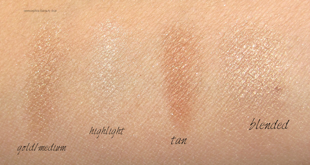 EA Gold Illumination Highlighter swatches