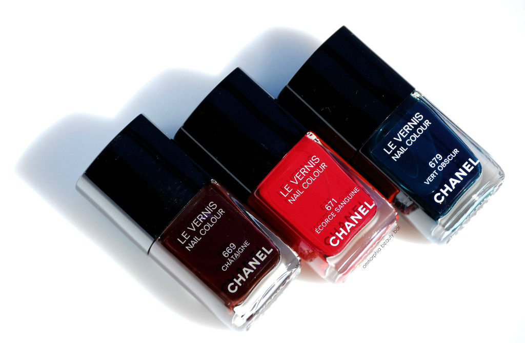 CHANEL Fall 2015 nail polish trio