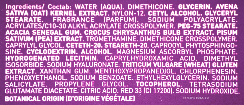 Lierac Liftissime Neck ingredients