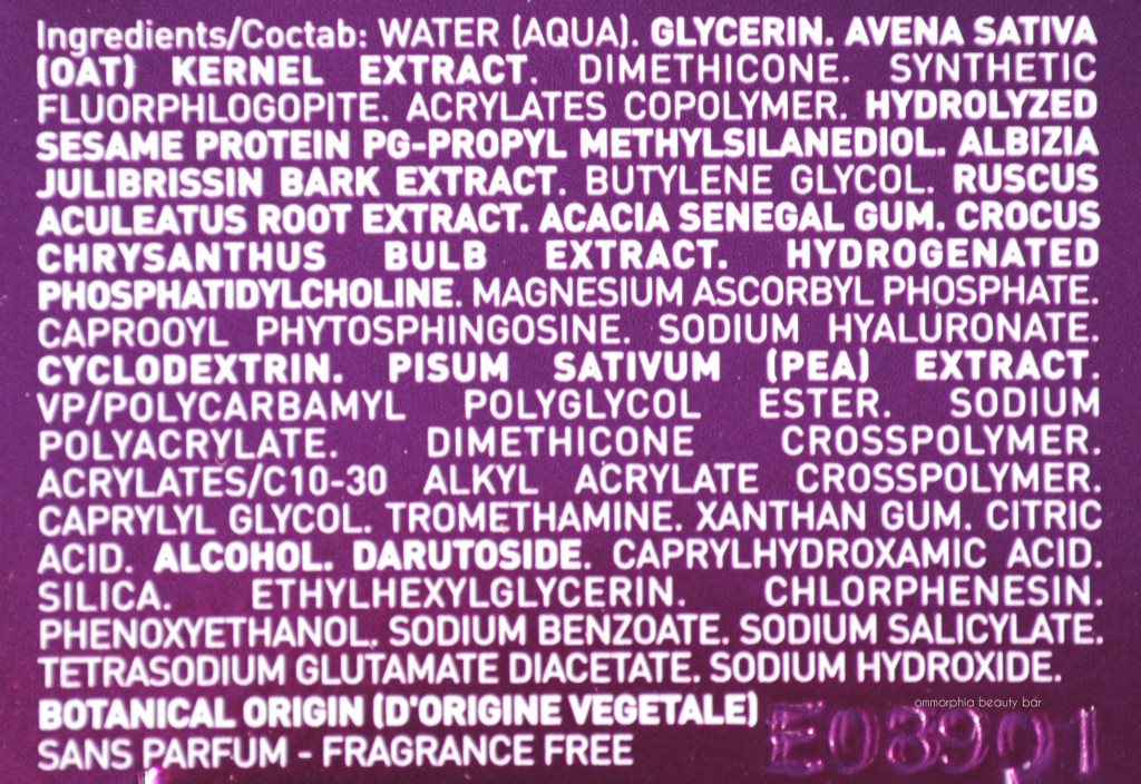 Lierac Liftissime Yeux ingredients