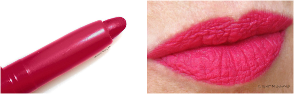 Maybelline Berry Misbehaved Colorblur collage